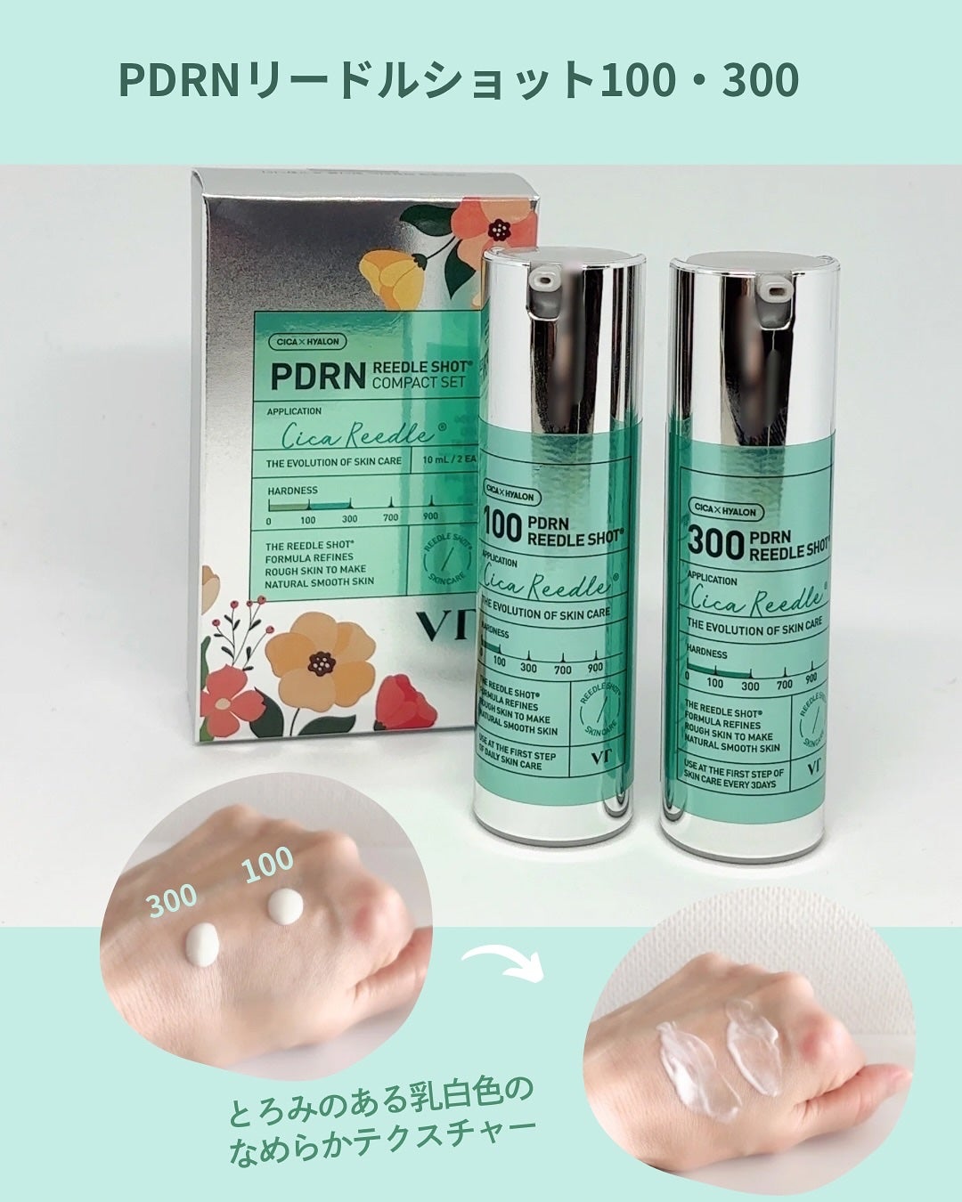 PDRN+リードルS 100/VT/美容液を使ったクチコミ(3枚目)