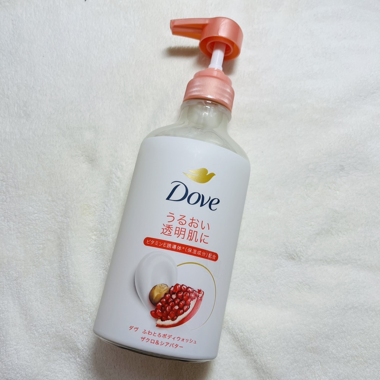 ダヴ ふわとろクリーミースクラブ ザクロ＆シアバター/ダヴ/ボディスクラブを使ったクチコミ（2枚目）