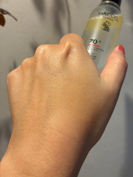 ハッコウパンダ メイクの上から発酵保湿ミスト/HACCO.PANDA/ミスト状化粧水を使ったクチコミ(6枚目)