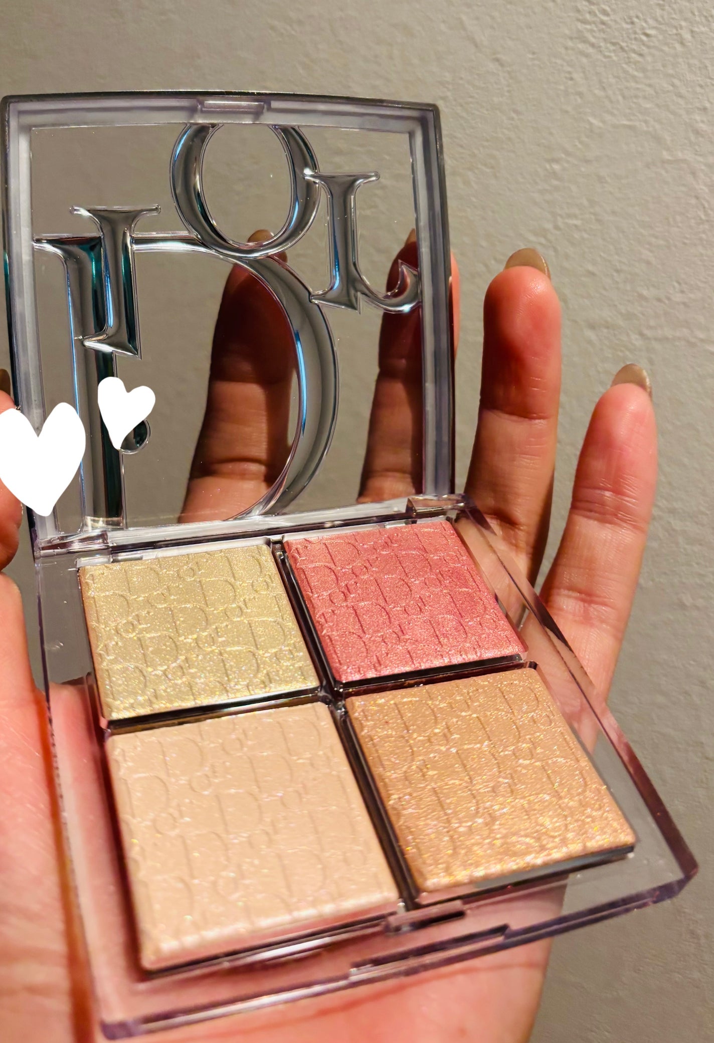 バックステージ グロウ マキシマイザー パレット/Dior/ハイライトを使ったクチコミ(2枚目)