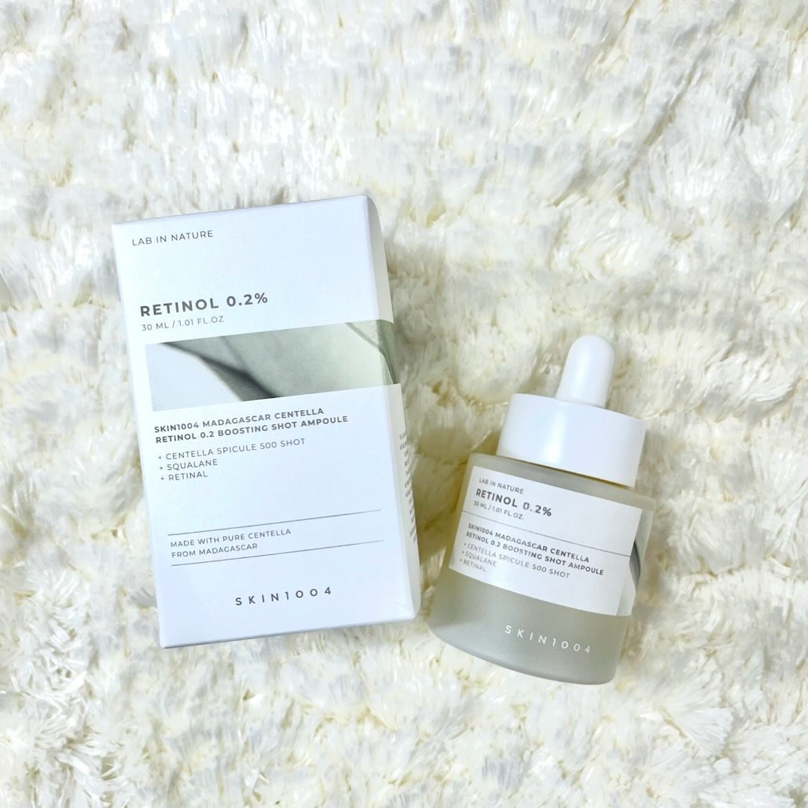 レチノール 0.2 ブースティングショット アンプル/SKIN1004/美容液を使ったクチコミ（2枚目）