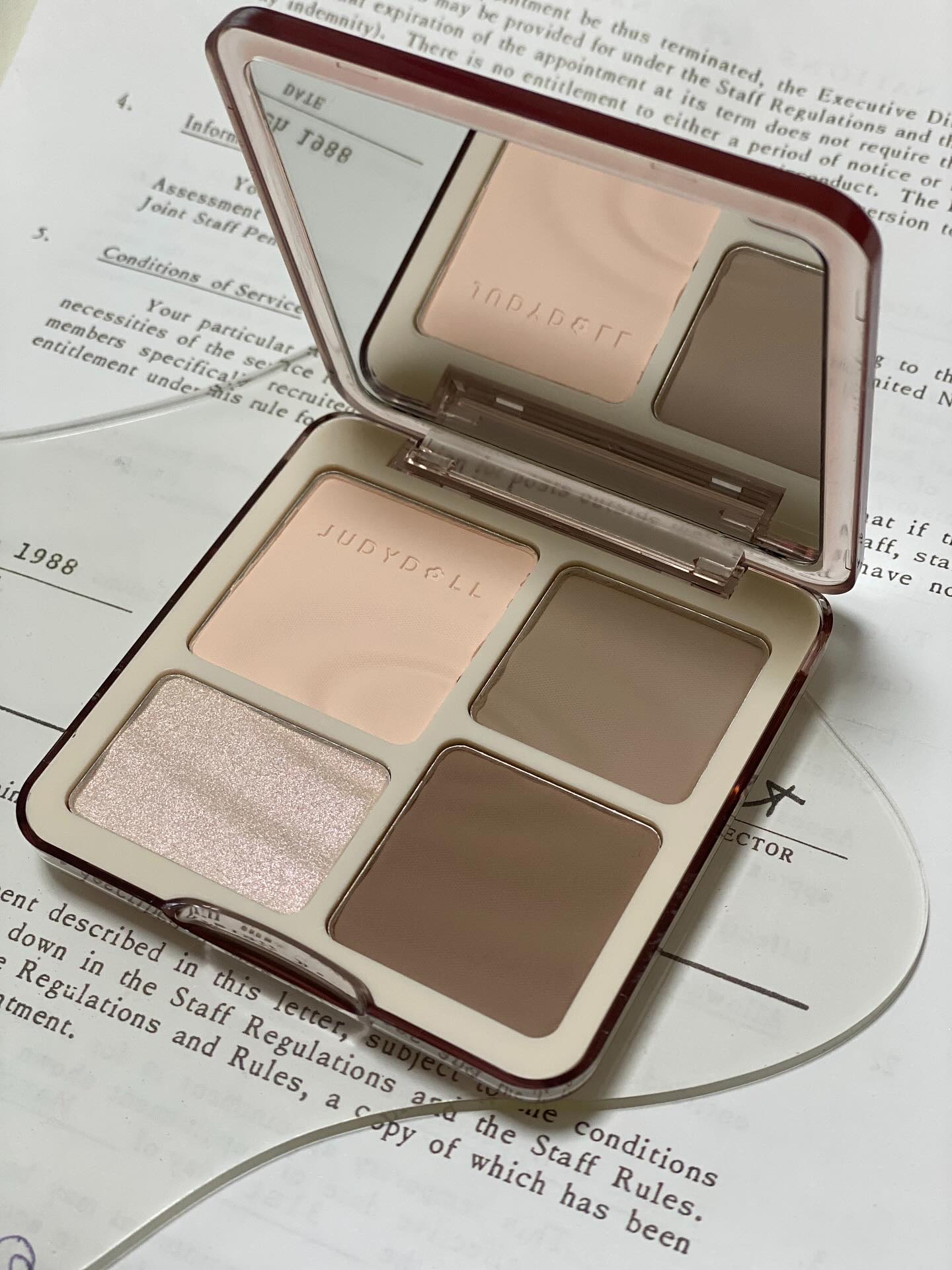 JUDYDOLL メリハリマスターパレット/JUDYDOLL/パウダーハイライトを使ったクチコミ（1枚目）