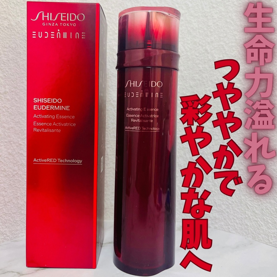 SHISEIDOさまからいただきました✨️

💄:オイデルミン エッセンスローション

トロッとしたテクスチャーで美容液みたいな化粧水😌
肌にのせるとスっと馴染んでいきしっとりする！
翌朝はふっくらもっちりして感動☺️❤️

パッケージ