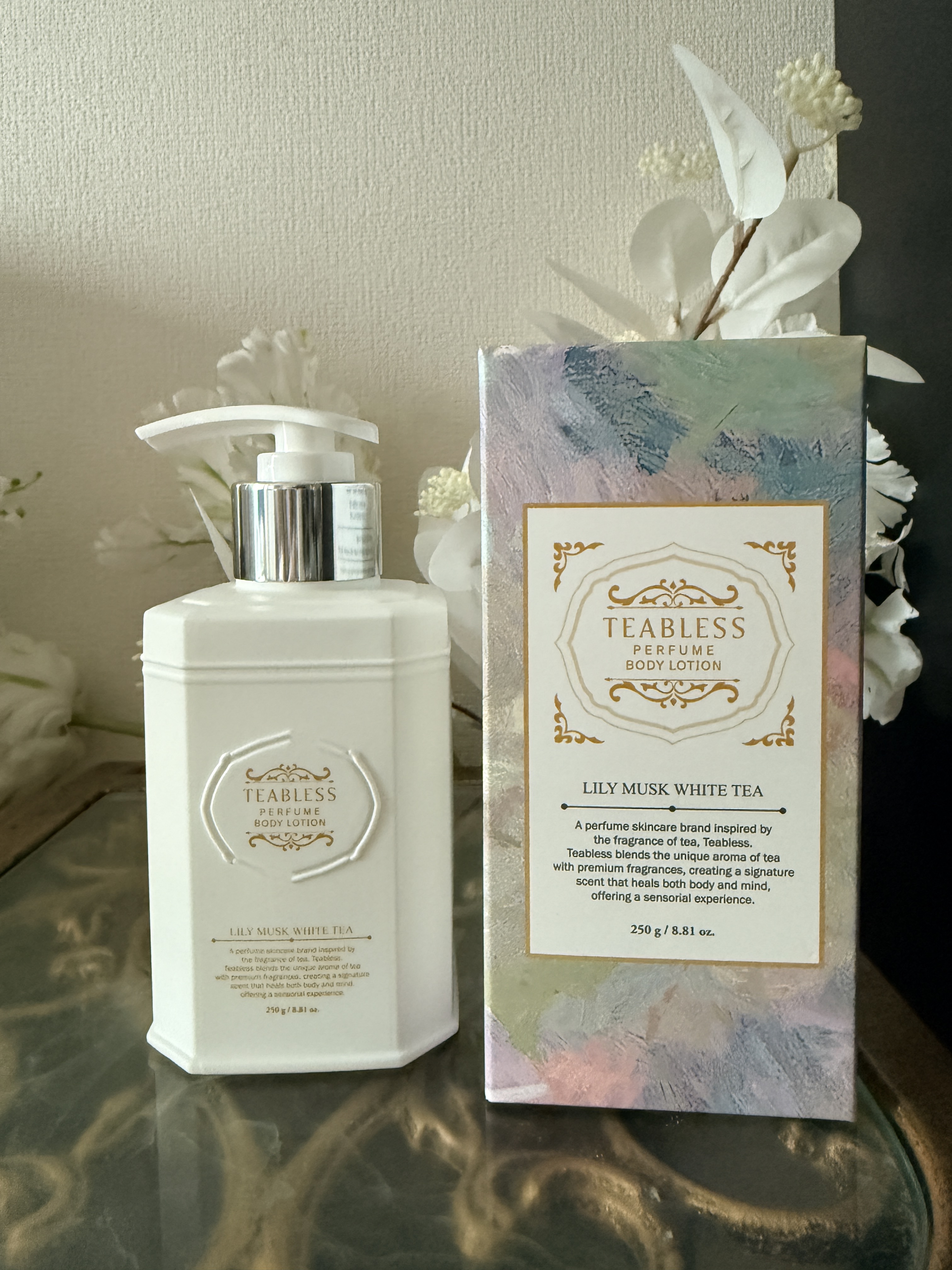 TEABLESS リリームスクホワイトティーボディローション
