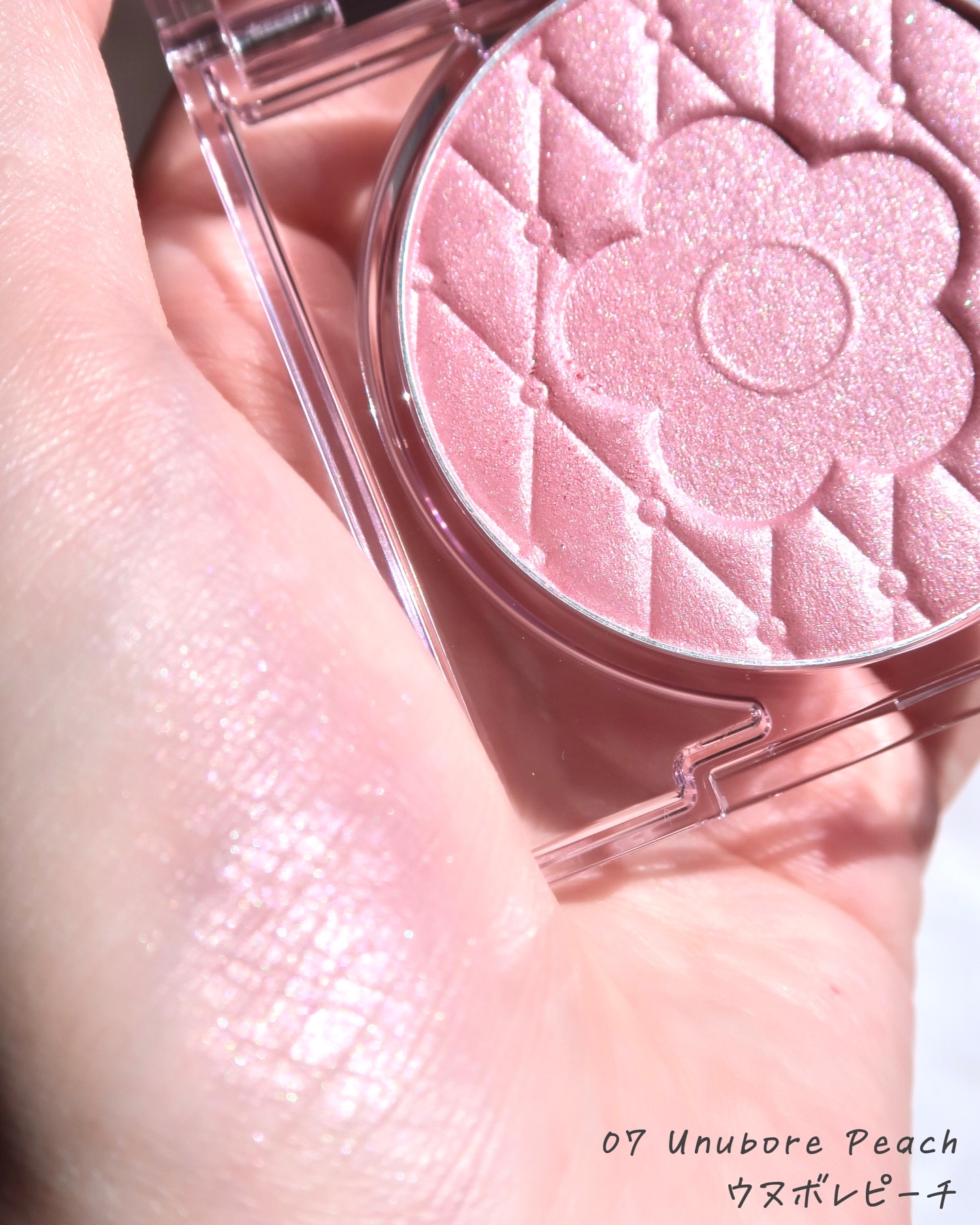 デイジードール パウダー ブラッシュ ブルーム/DAISY DOLL by MARY QUANT/パウダーチークを使ったクチコミ（2枚目）