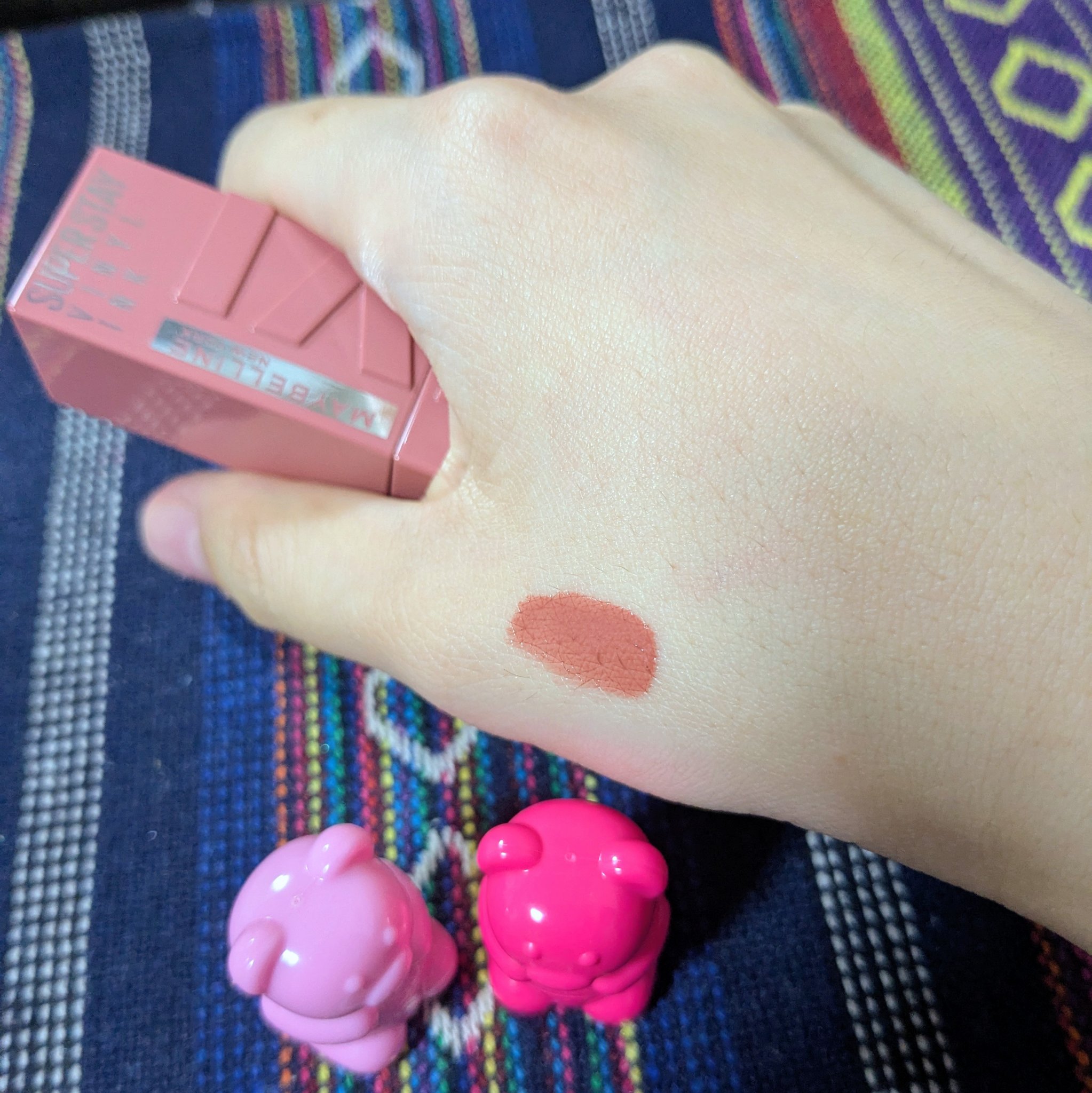 SPステイ ヴィニルインク 260 甘酸っぱいストロベリーミルクティー（限定色）/MAYBELLINE NEW YORK/口紅を使ったクチコミ（2枚目）