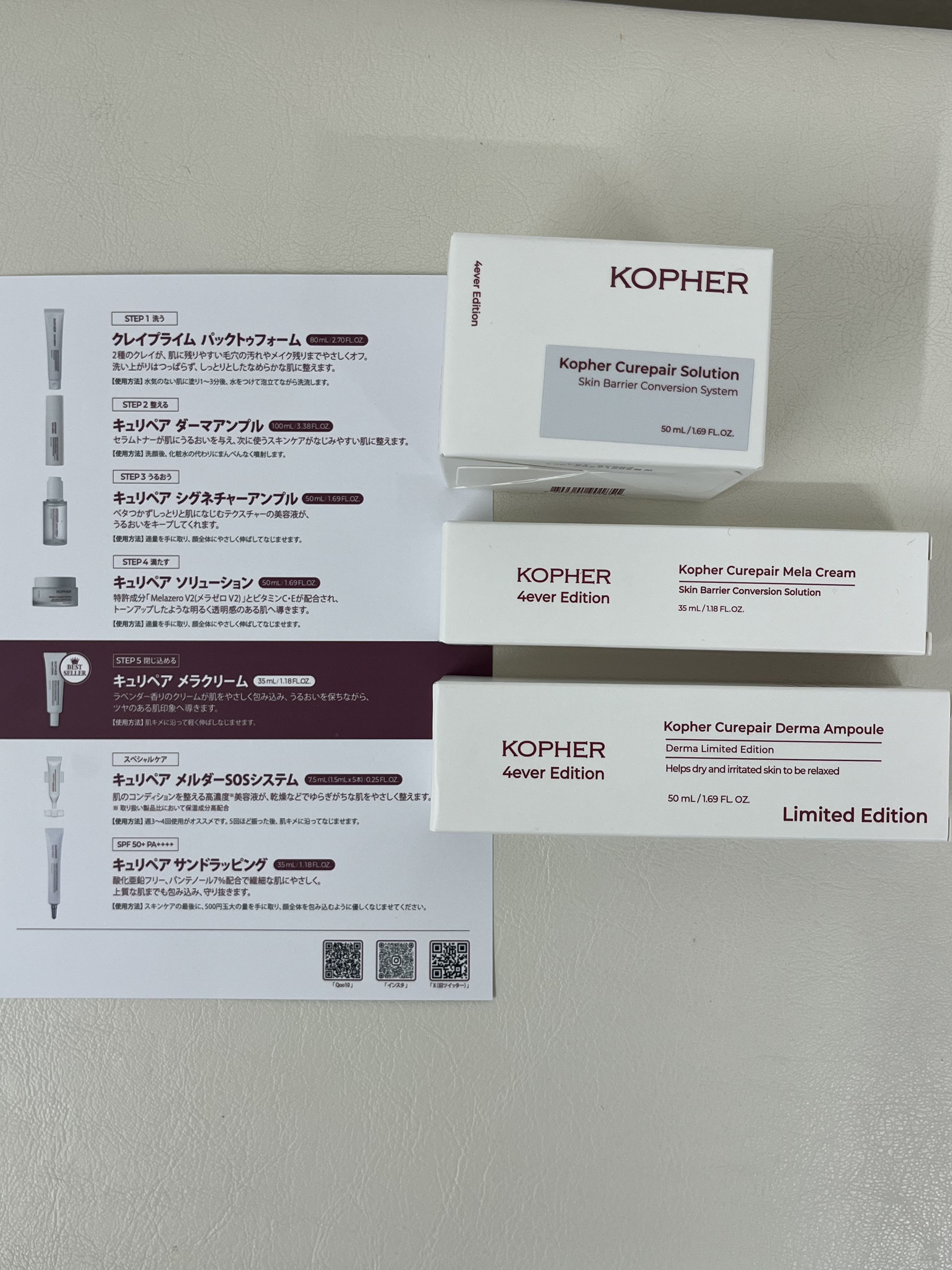 CUREPAIR MELA CREAM /KOPHER/フェイスクリームを使ったクチコミ（1枚目）