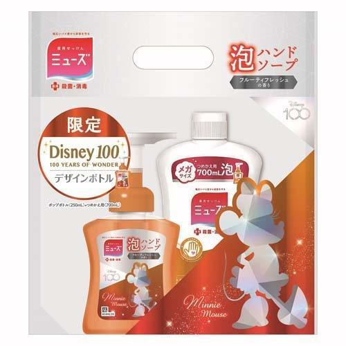 ミューズ 泡ハンドソープ ディズニー100周年デザインボトル　フルーティフレッシュ