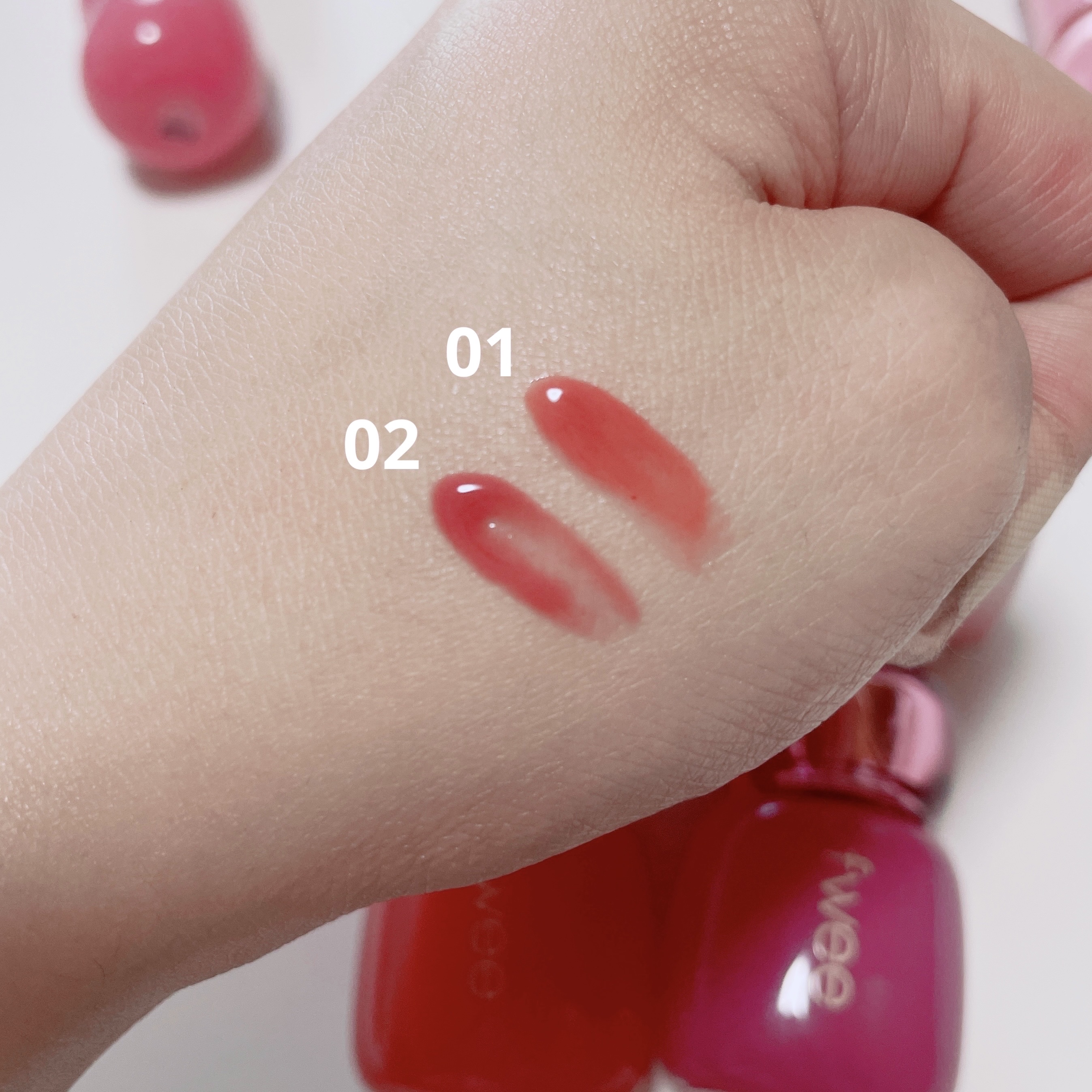 フィー 3Dボリューミングティント/fwee/リップティントを使ったクチコミ（2枚目）