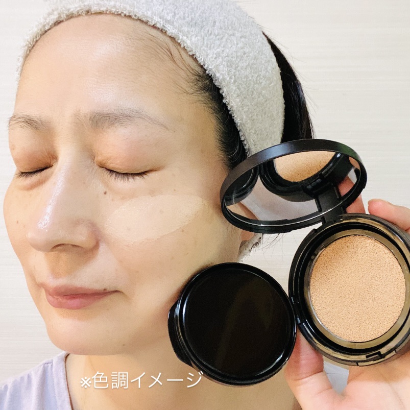 ベルベットジュエルクッション/BIVABOO/クッションファンデーションを使ったクチコミ（2枚目）