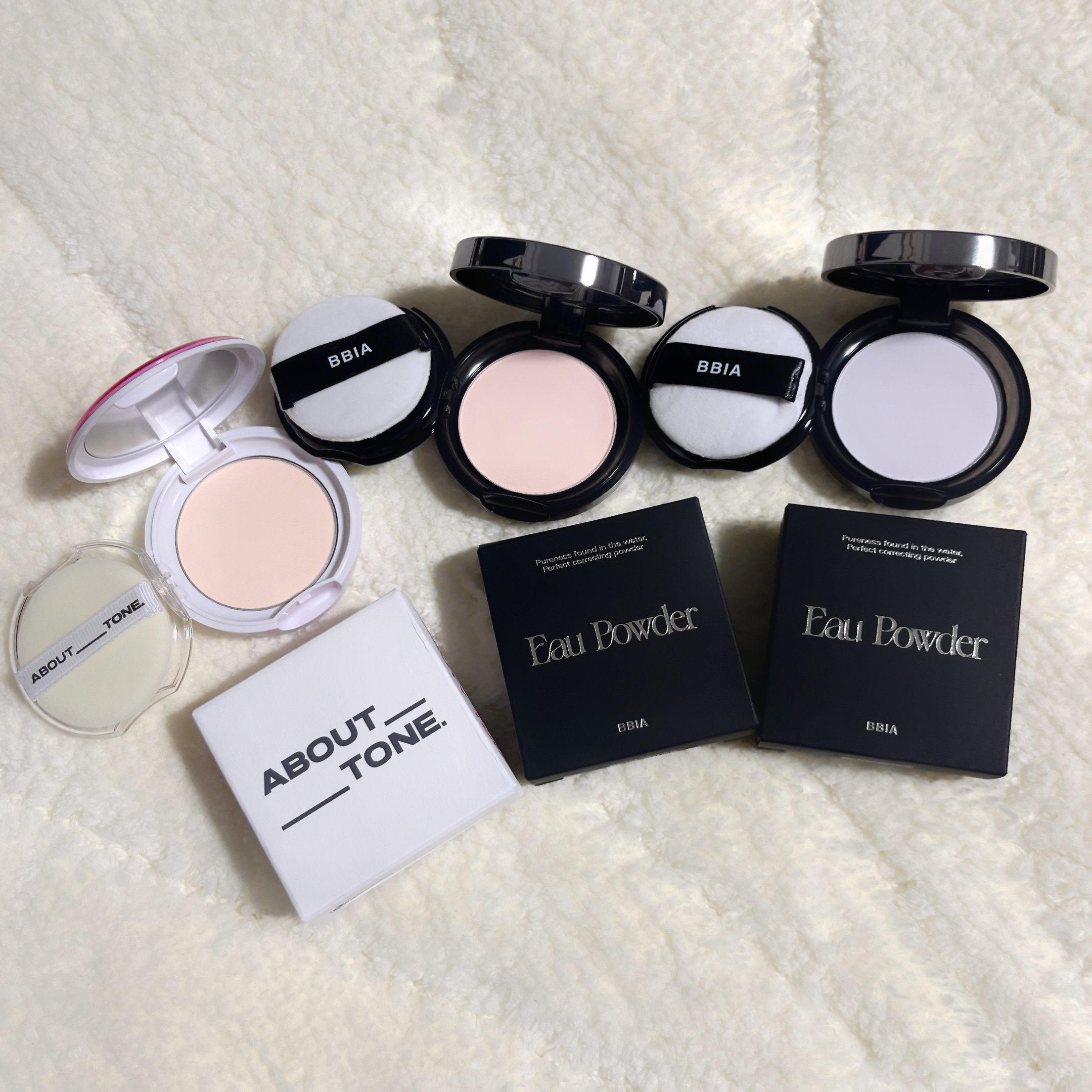 グローパウダーパクト/ABOUT TONE/プレストパウダーを使ったクチコミ（3枚目）