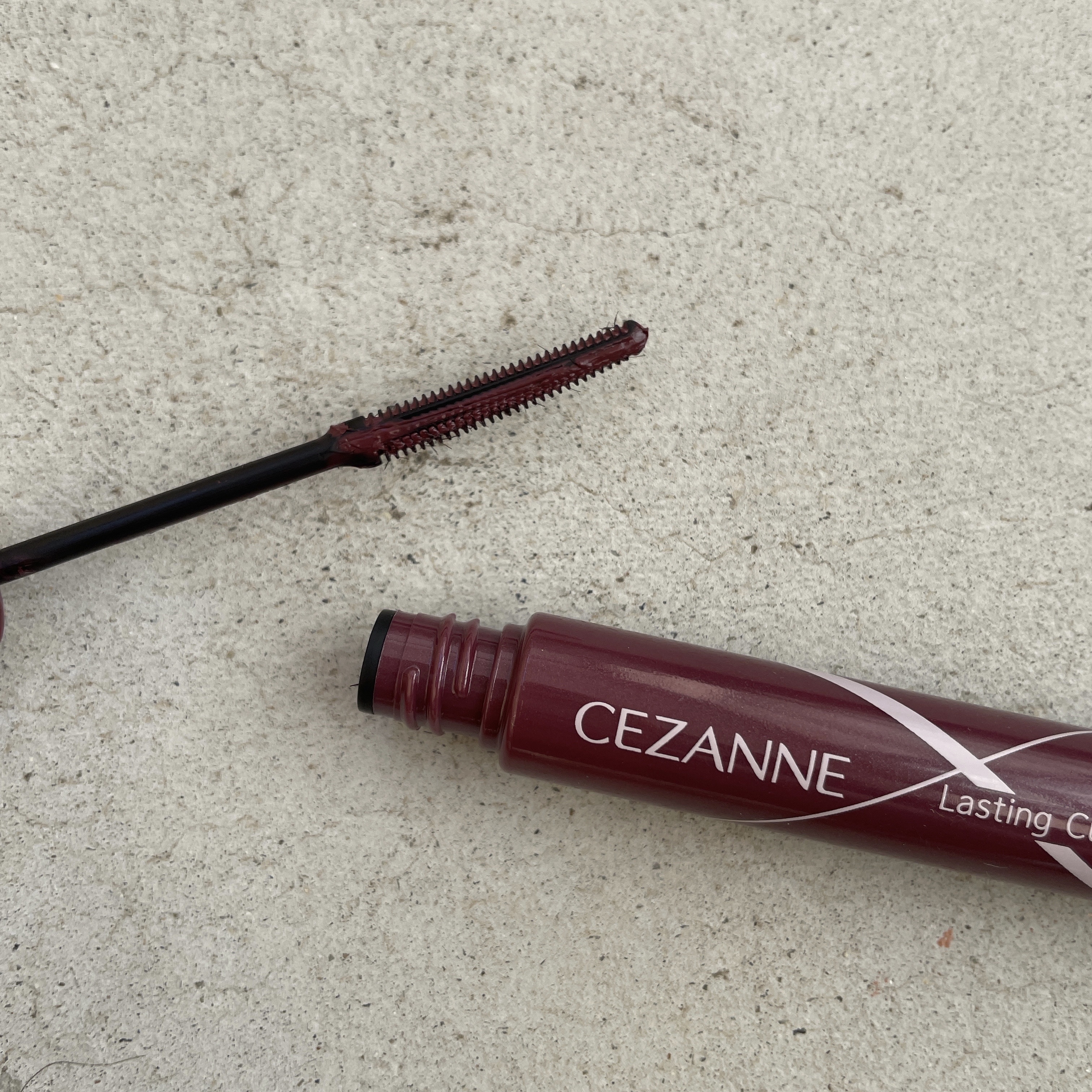 耐久カールマスカラ 03 モーヴ/CEZANNE/マスカラを使ったクチコミ（2枚目）