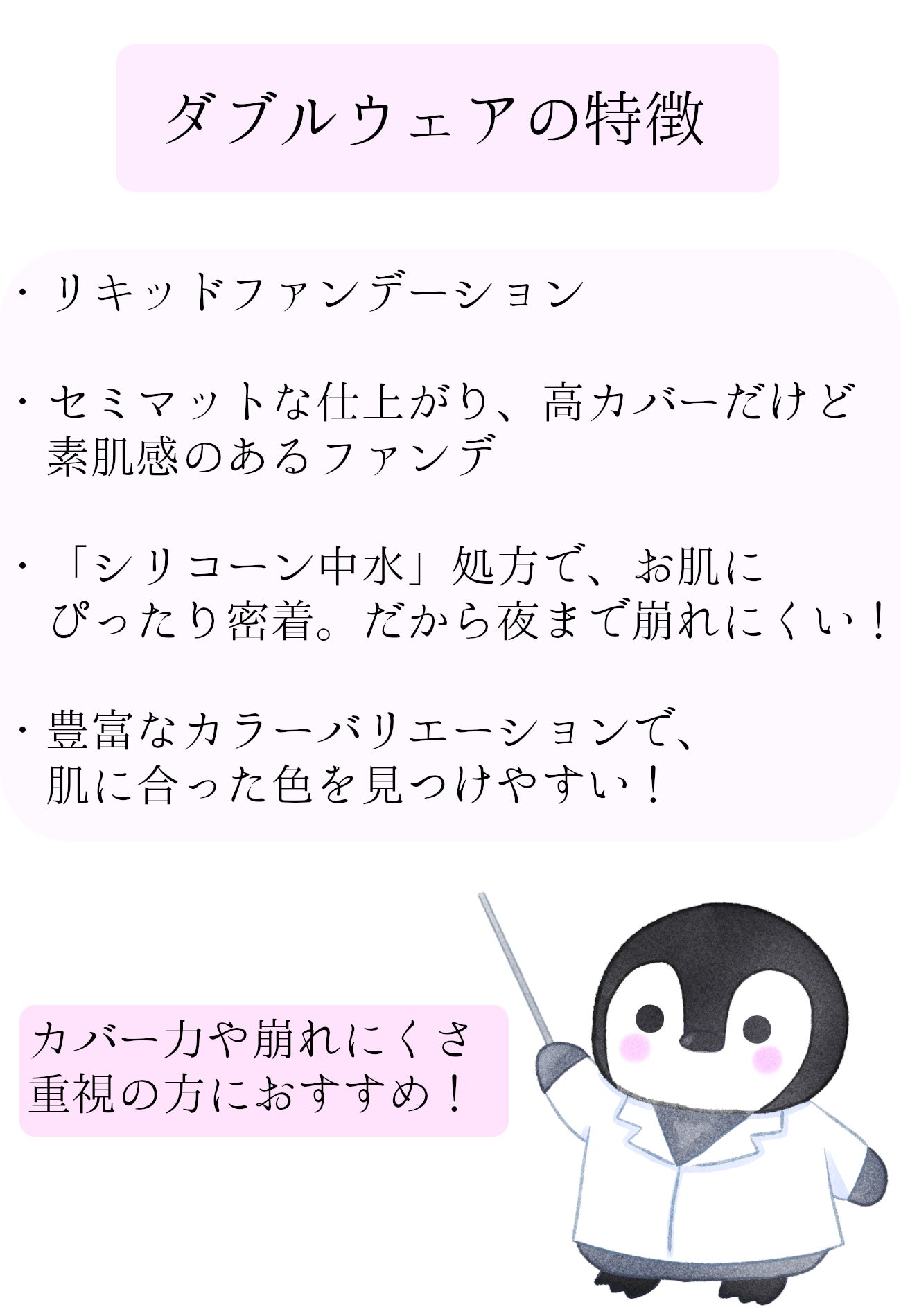 ダブル ウェア ステイ イン プレイス メークアップ /ESTEE LAUDER/リキッドファンデーションを使ったクチコミ(2枚目)