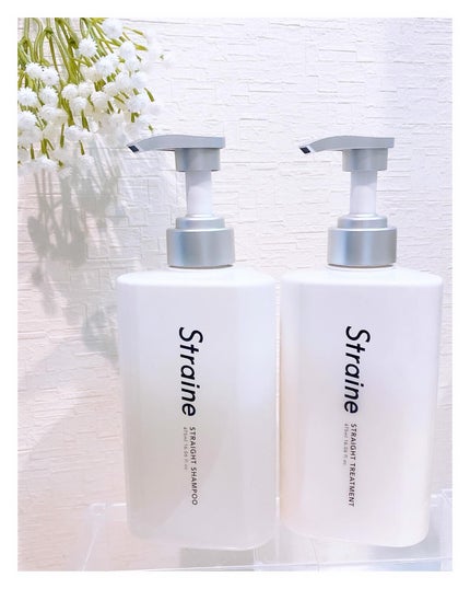 ストレートシャンプー/ストレートトリートメント ホワイトブロッサムの香り/Straine/市販シャンプーを使ったクチコミ(1枚目)