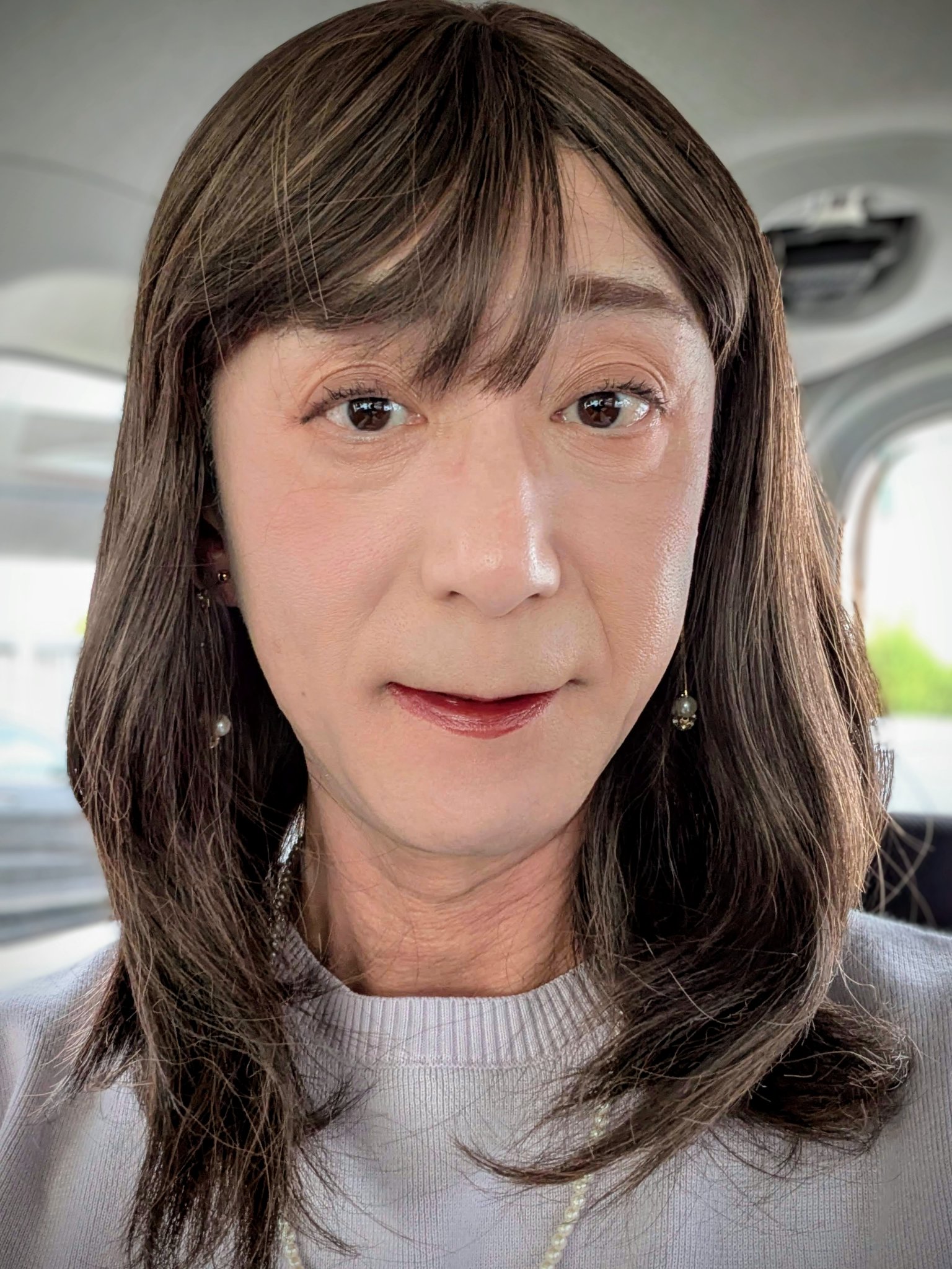 CEZANNE シフォンフィットクッションファンデーションのクチコミ「今日のメイクとコーデはお休み😭
先週から家族がインフルエンザA型に感染してしまい😱お出掛け出来.....」（1枚目）