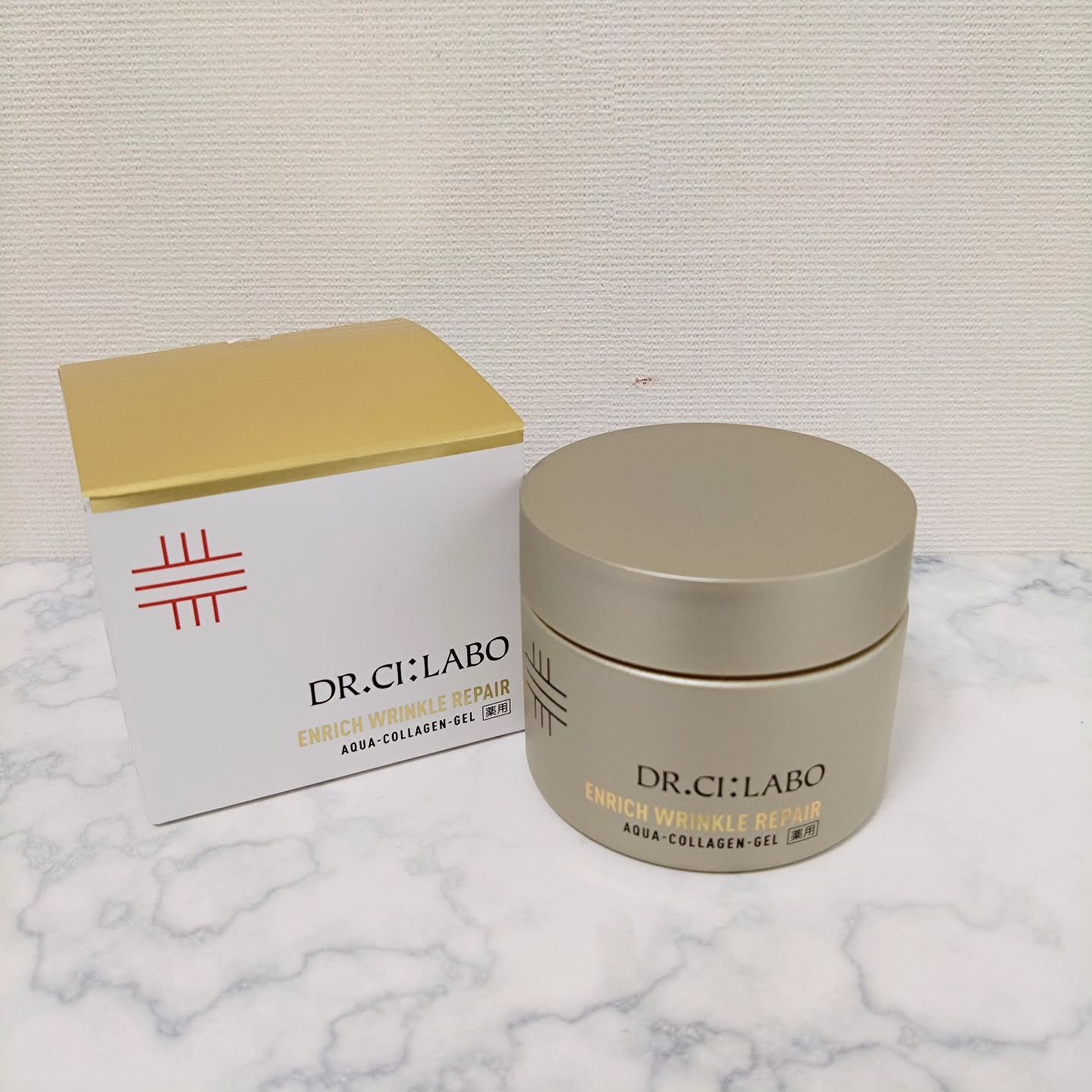 薬用アクアコラーゲンゲル エンリッチリンクルリペア/ドクターシーラボⓇ/フェイスクリームを使ったクチコミ（1枚目）