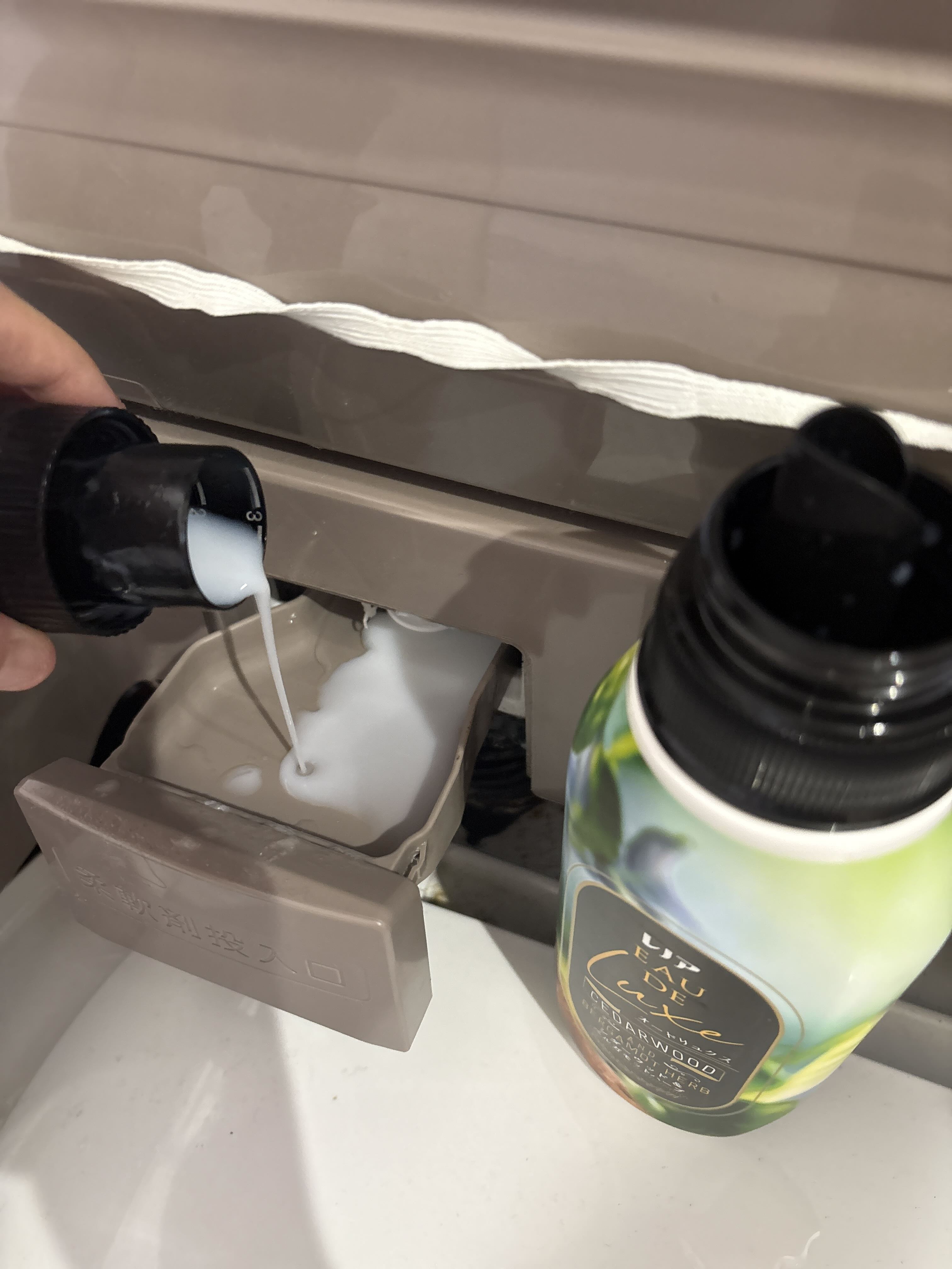 レノア オードリュクス　シダーウッド＆ベルガモットハーブの香り/レノア/柔軟剤を使ったクチコミ（2枚目）