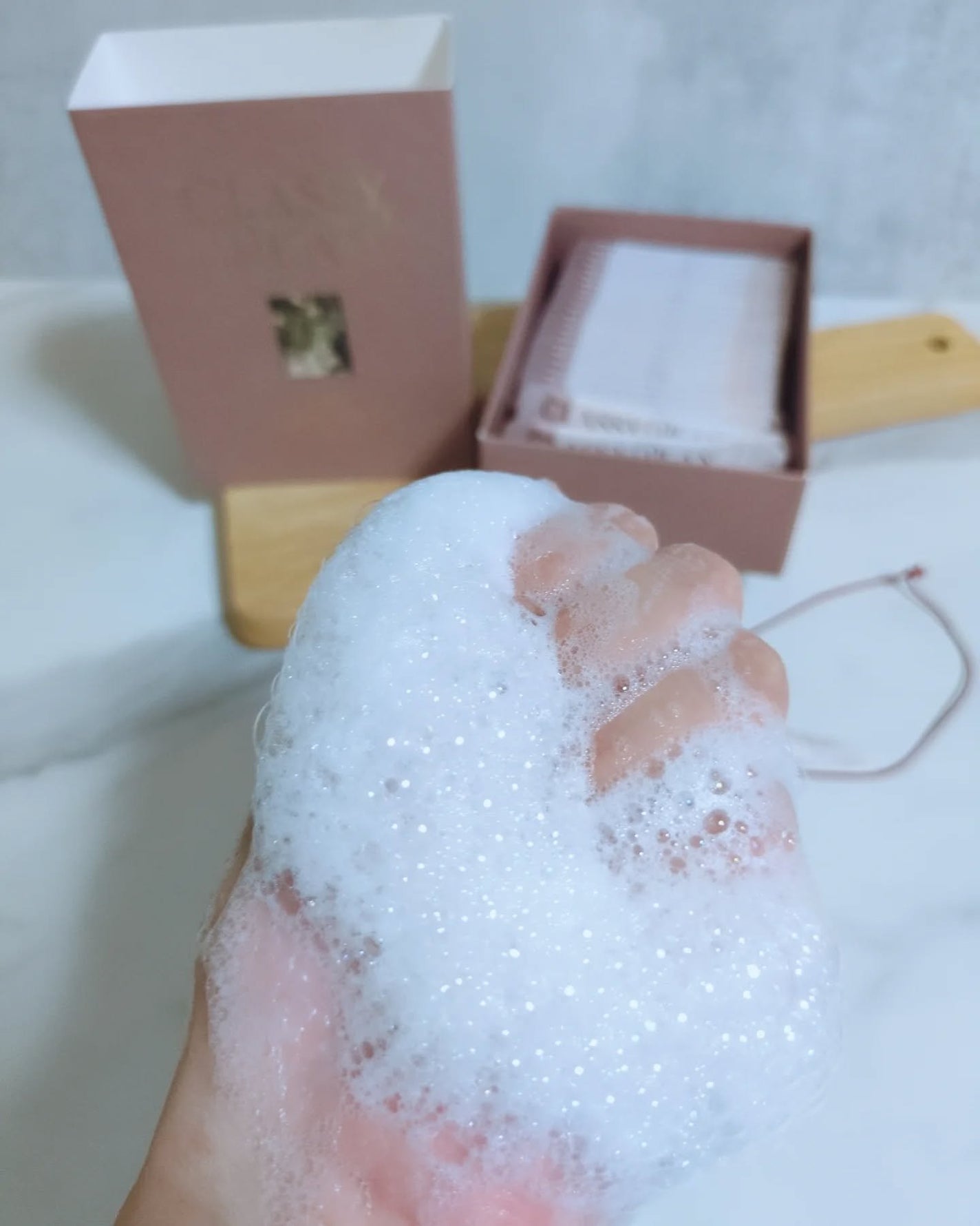 みぃ on LIPS 「クラッシュプランタムラウロンエンザイムパウダーウォッシュ@ko..」(9枚目)