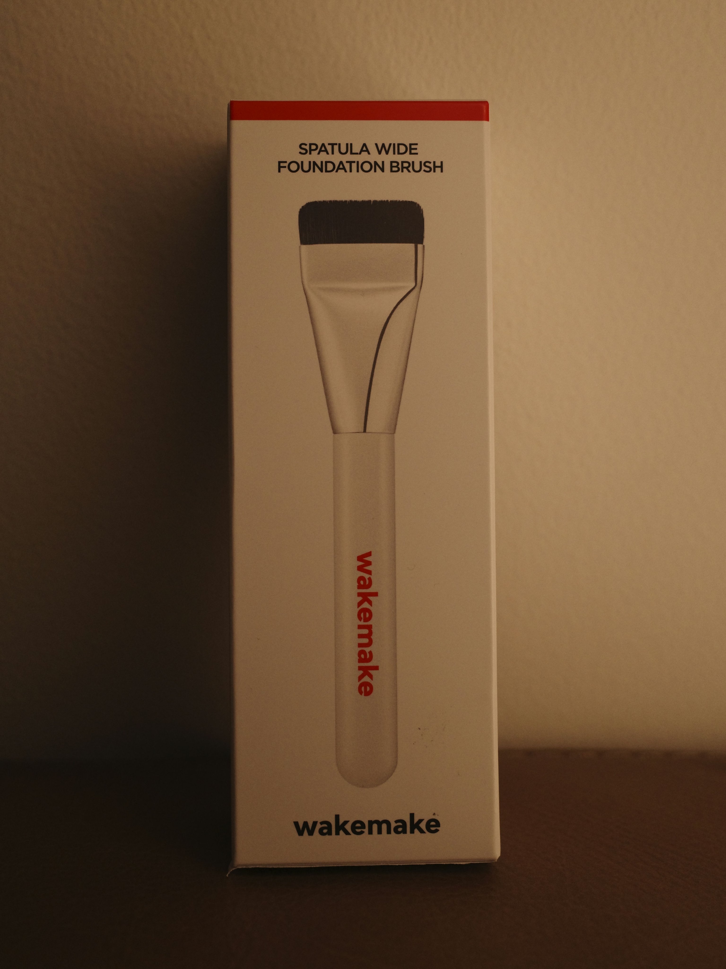Spatula Wide Foundation Brush/wakemake/メイクブラシを使ったクチコミ（2枚目）