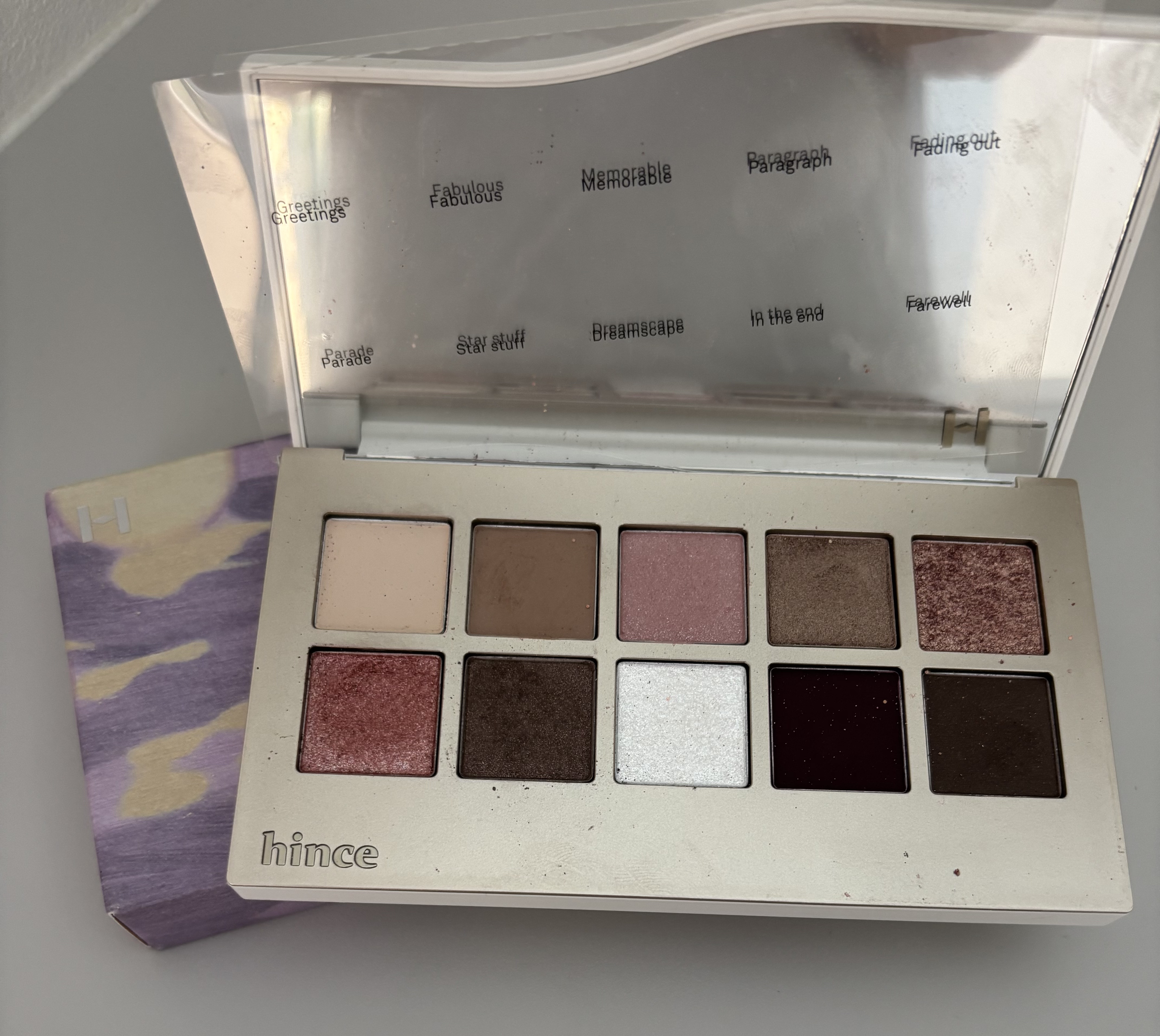 ニューデップスアイシャドウパレット/hince/アイシャドウパレットを使ったクチコミ（1枚目）