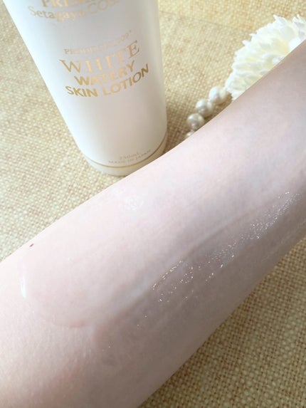 美白ウォータリースキンローション/世田谷コスメ/化粧水を使ったクチコミ(4枚目)