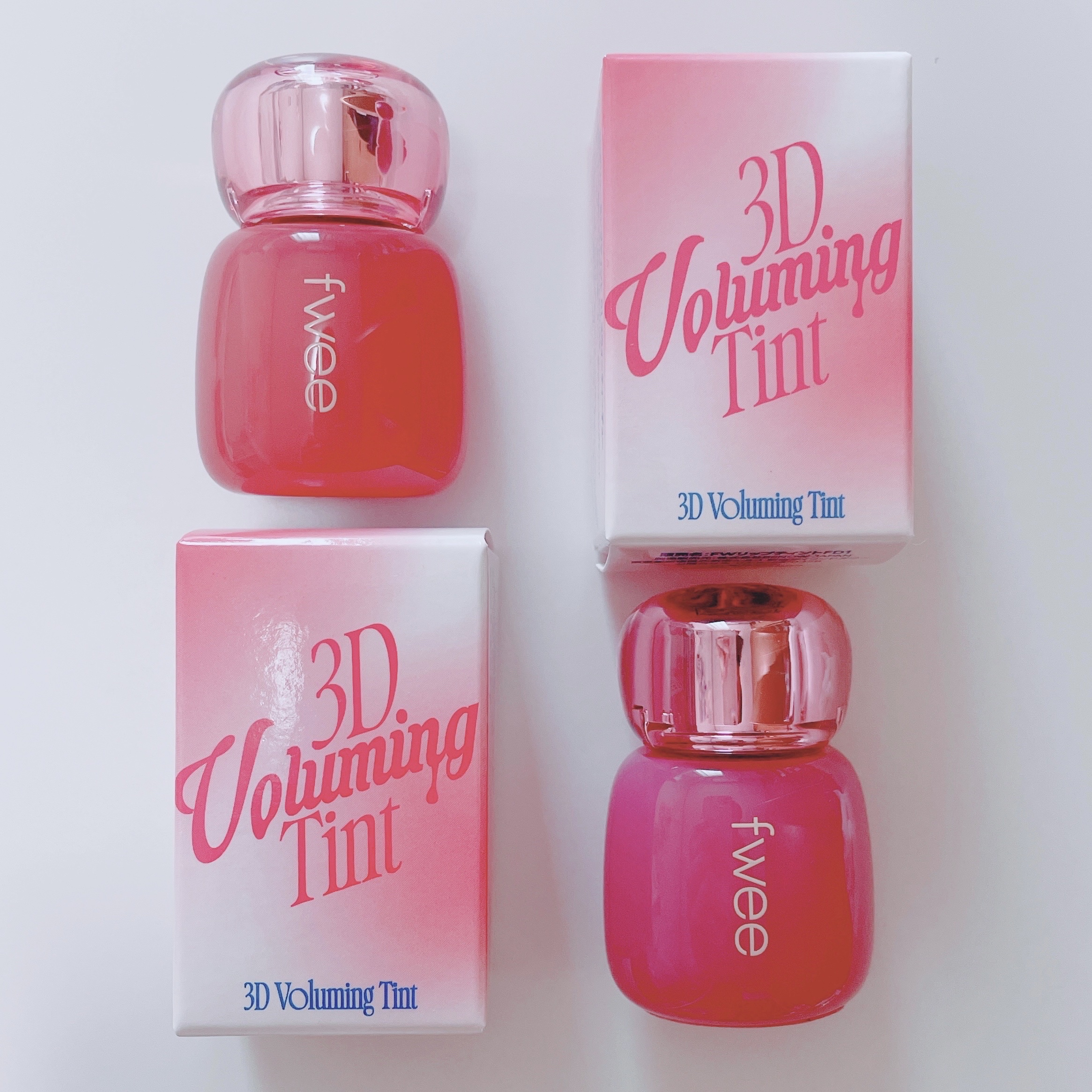 フィー 3Dボリューミングティント/fwee/リップティントを使ったクチコミ（3枚目）