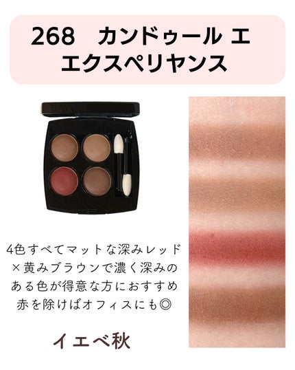 レ キャトル オンブル/CHANEL/アイシャドウパレットを使ったクチコミ(5枚目)