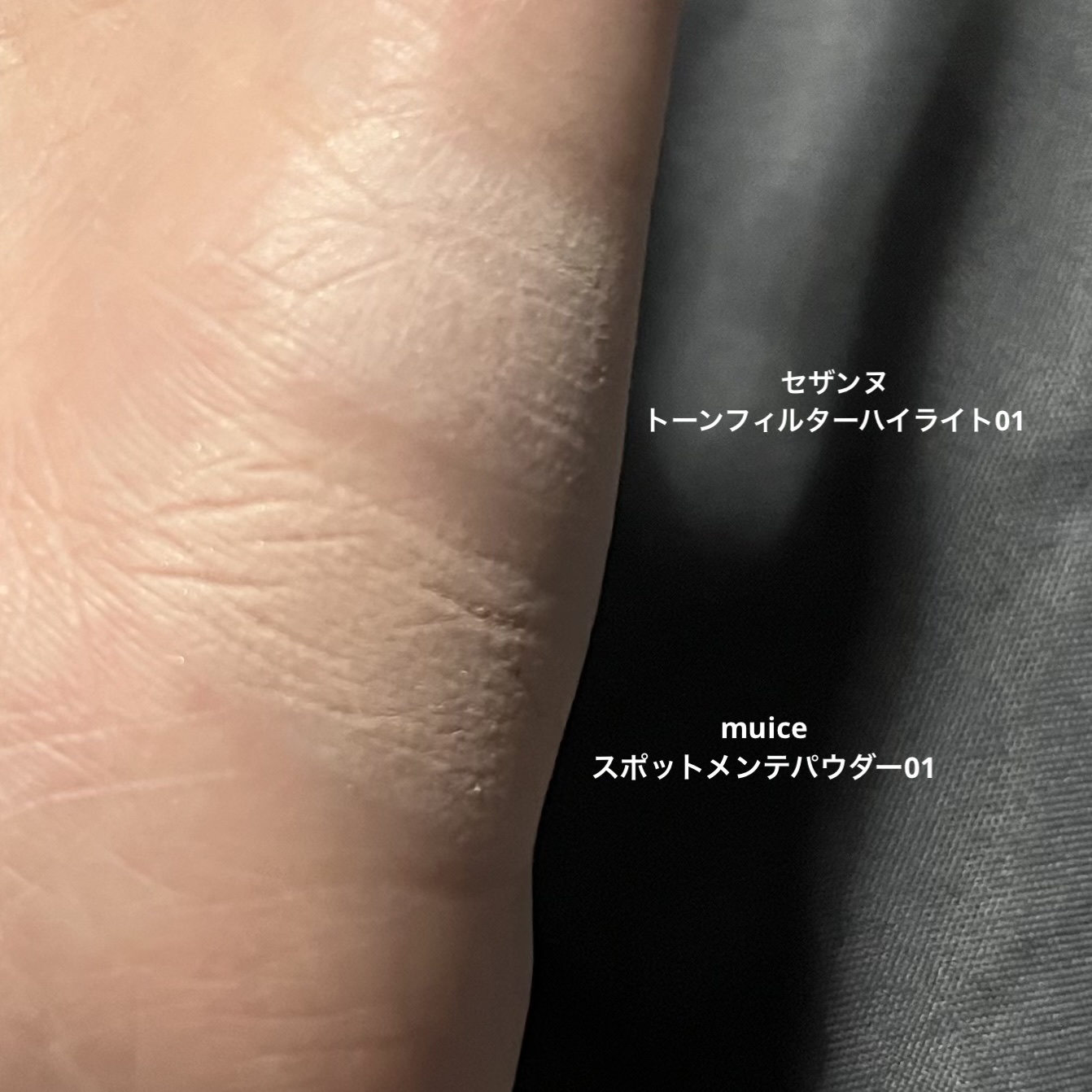 トーンフィルターハイライト/CEZANNE/パウダーハイライトを使ったクチコミ（2枚目）