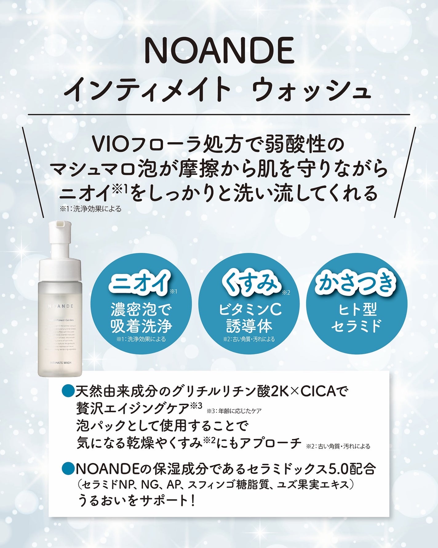 INTIMATE WASH/NOANDE/デリケートゾーンケアを使ったクチコミ(2枚目)
