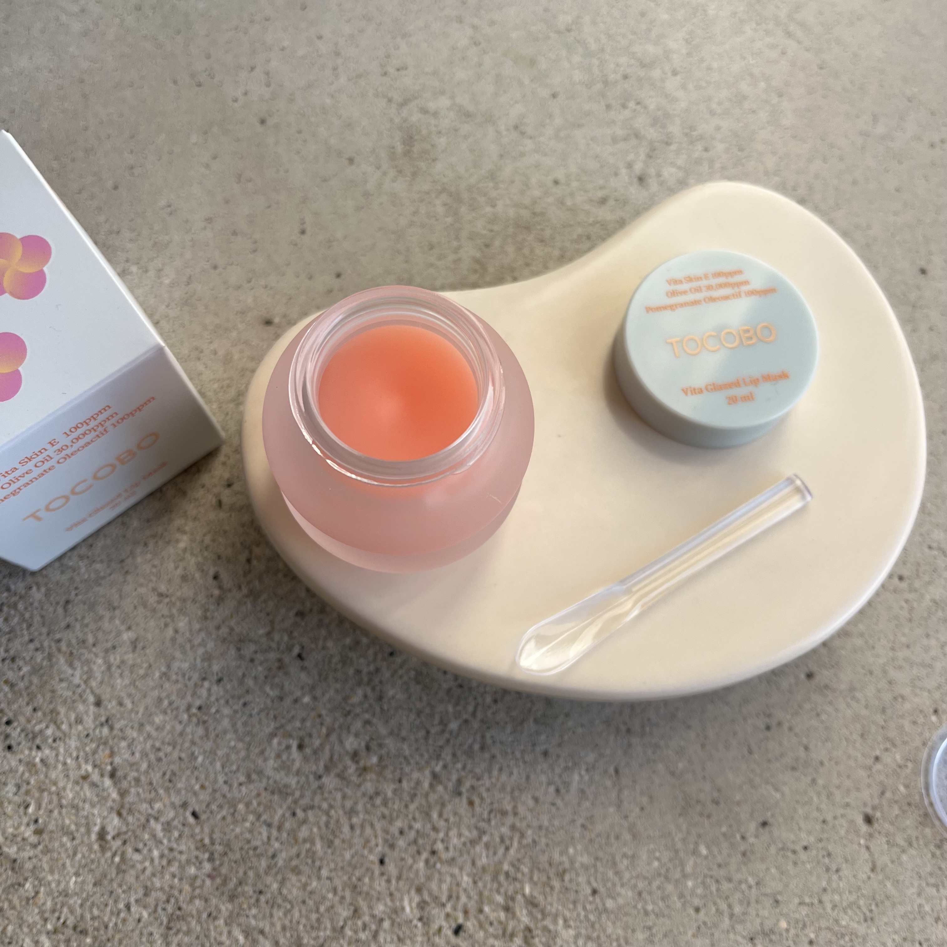 ビタグレーズドリップマスク/TOCOBO/リップマスクを使ったクチコミ（3枚目）