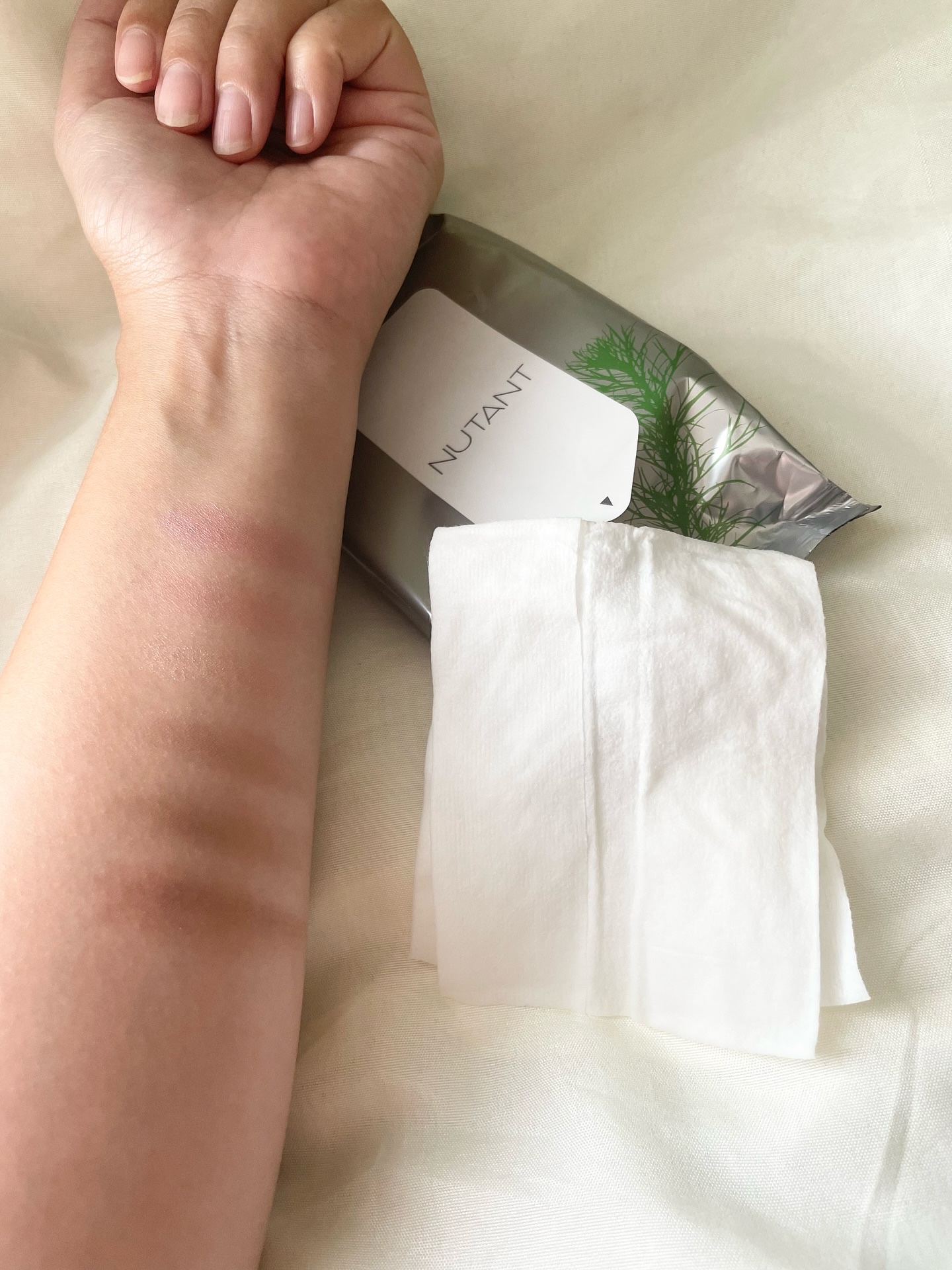 洗顔・化粧水シート/NUTANT/拭き取り化粧水を使ったクチコミ（2枚目）