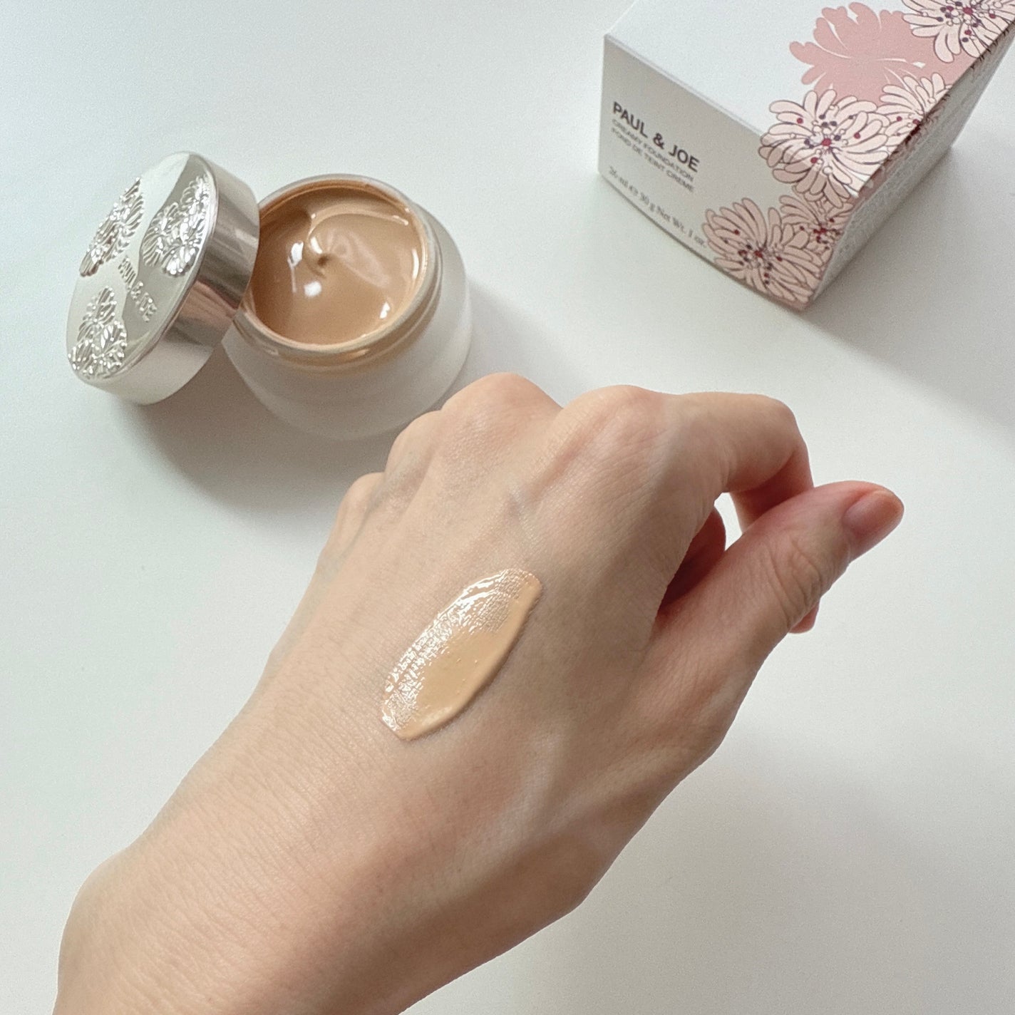 サブライム クリーム ファンデーション/PAUL & JOE BEAUTE/クリーム・エマルジョンファンデーションを使ったクチコミ(4枚目)