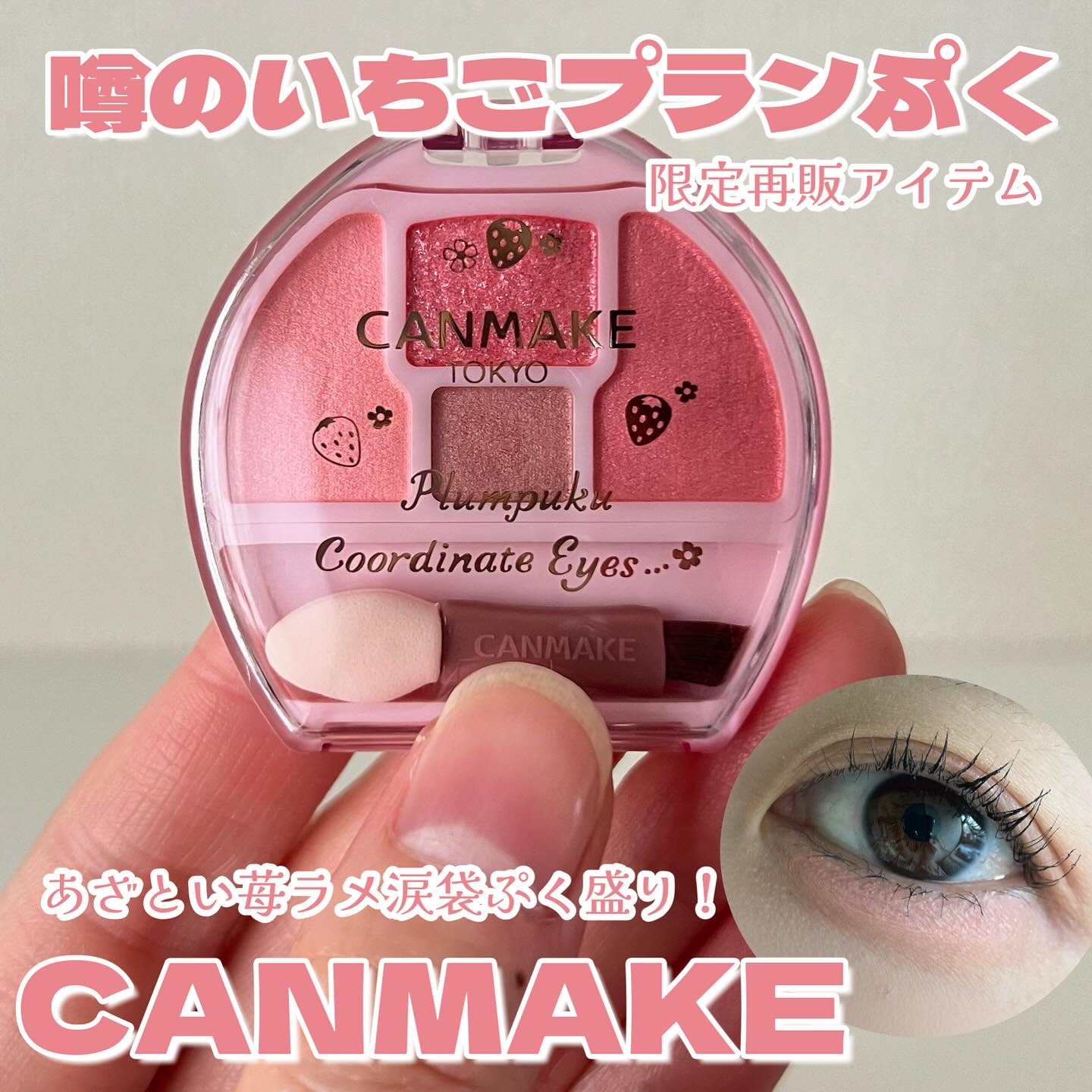 プランぷくコーデアイズ/キャンメイク/パウダーアイシャドウを使ったクチコミ（1枚目）
