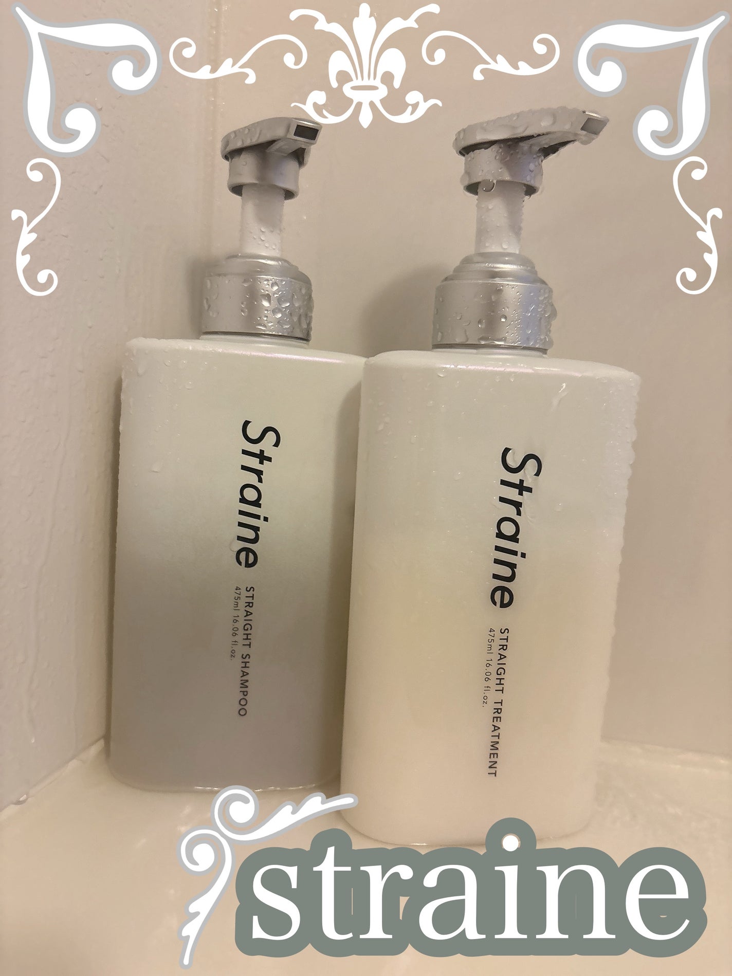 ストレートシャンプー/ストレートトリートメント ホワイトブロッサムの香り/Straine/市販シャンプーを使ったクチコミ(1枚目)