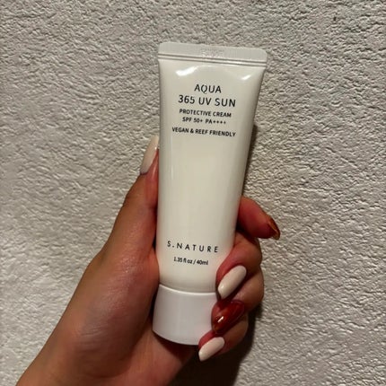 アクア365UVサンクリーム/S.NATURE/日焼け止めクリームを使ったクチコミ(1枚目)