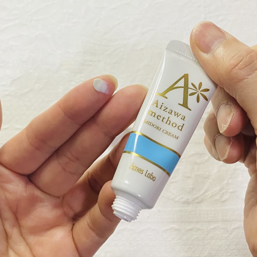 アクネスラボ 相澤メソッド 薬用ミドリクリーム/HIN アクネスラボ/フェイスクリームを使ったクチコミ（2枚目）