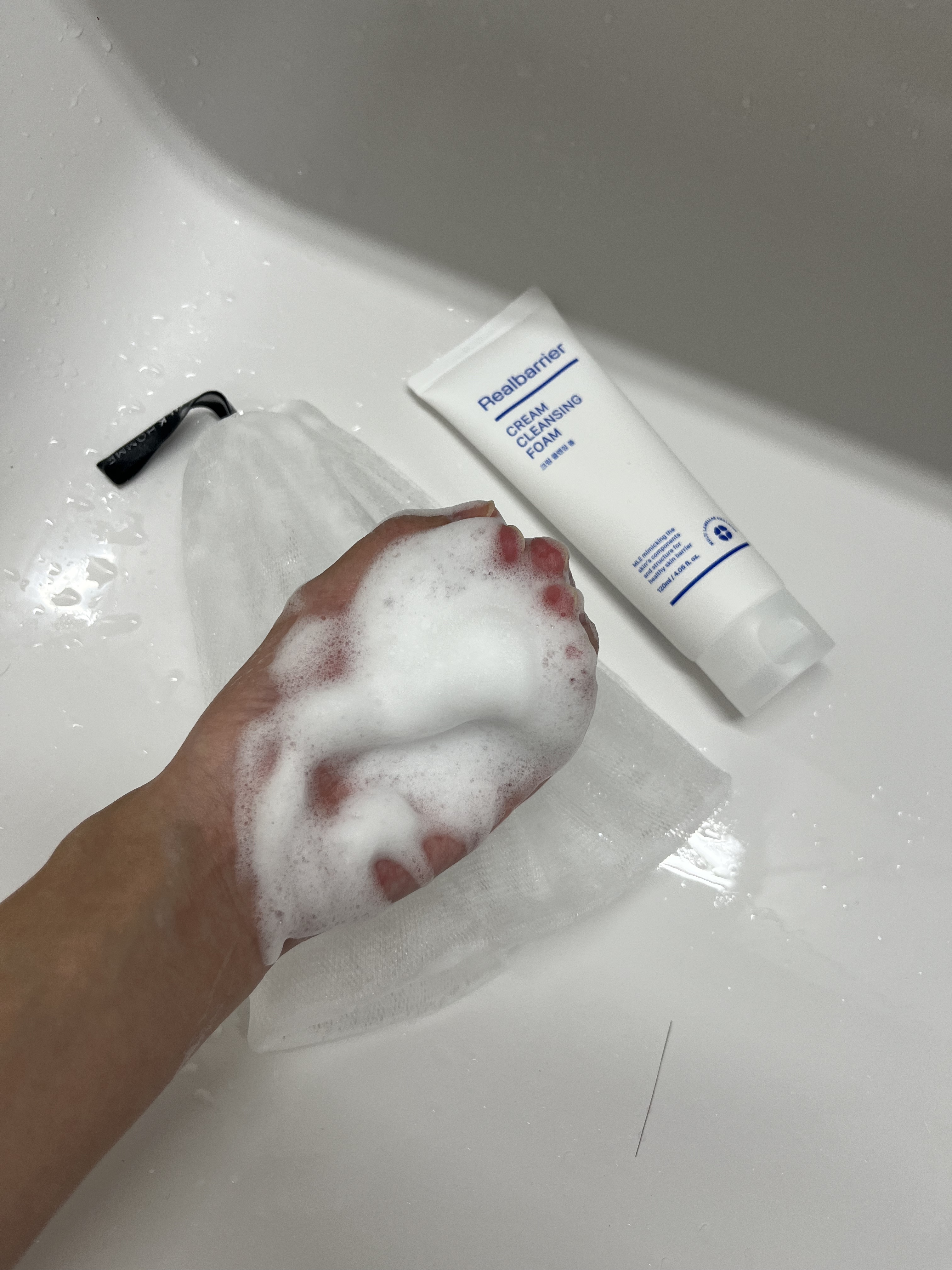 クリームクレンジングフォーム/Real Barrier/洗顔フォームを使ったクチコミ（2枚目）