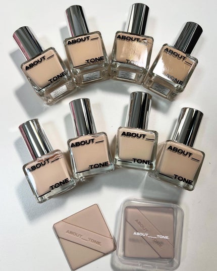 スキンレイヤーフィットファンデーション/ABOUT TONE/リキッドファンデーションを使ったクチコミ(5枚目)