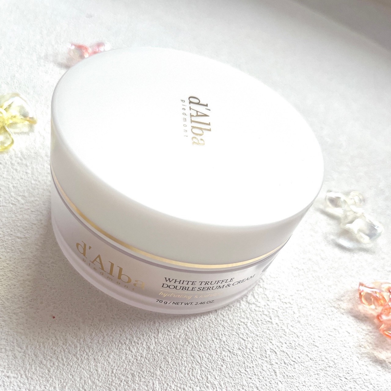 ホワイトトリュフダブルセラムアンドクリーム/ダルバ/フェイスクリームを使ったクチコミ（3枚目）