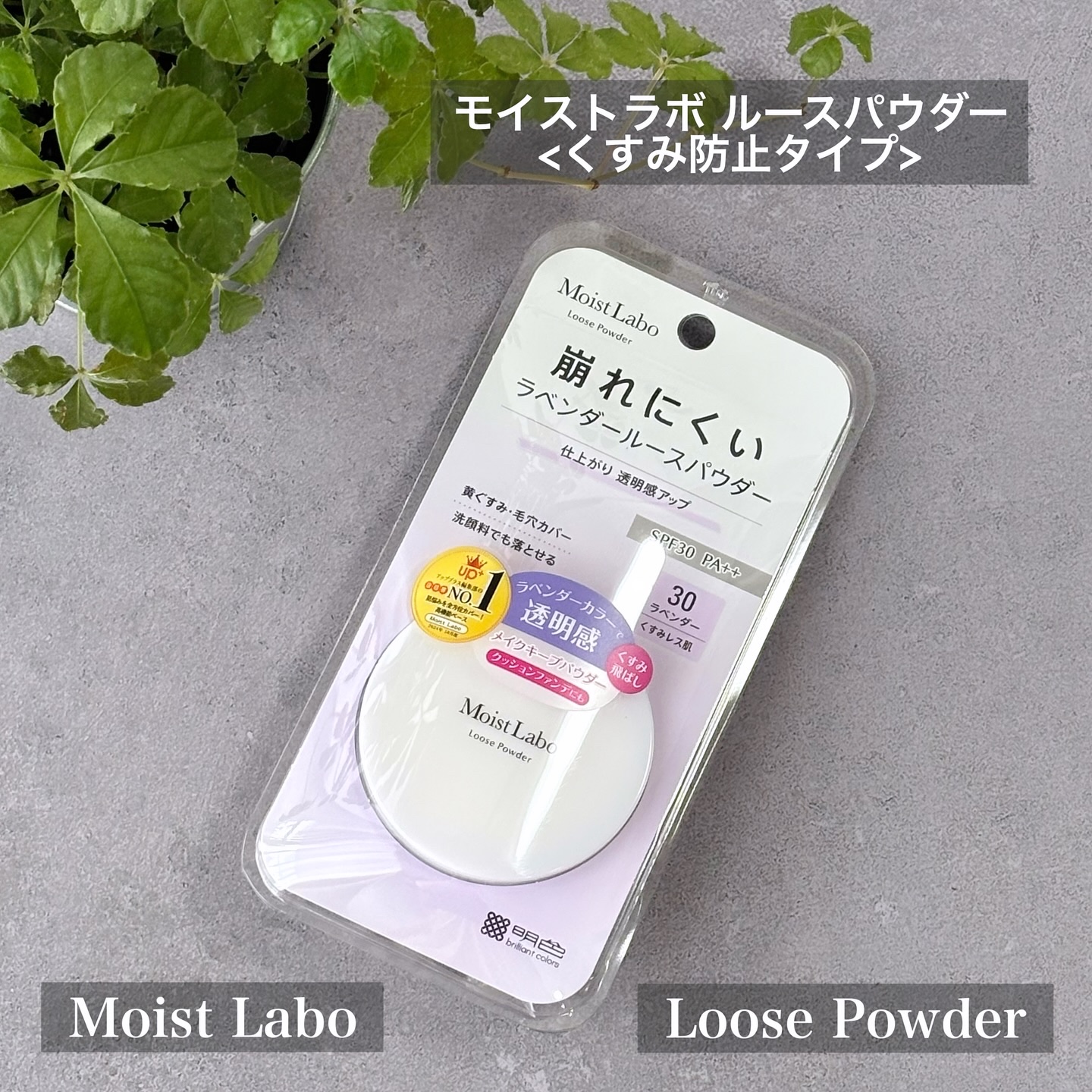 モイストラボ ルースパウダー〈くすみ防止タイプ〉/Moist Labo/ルースパウダーを使ったクチコミ（1枚目）