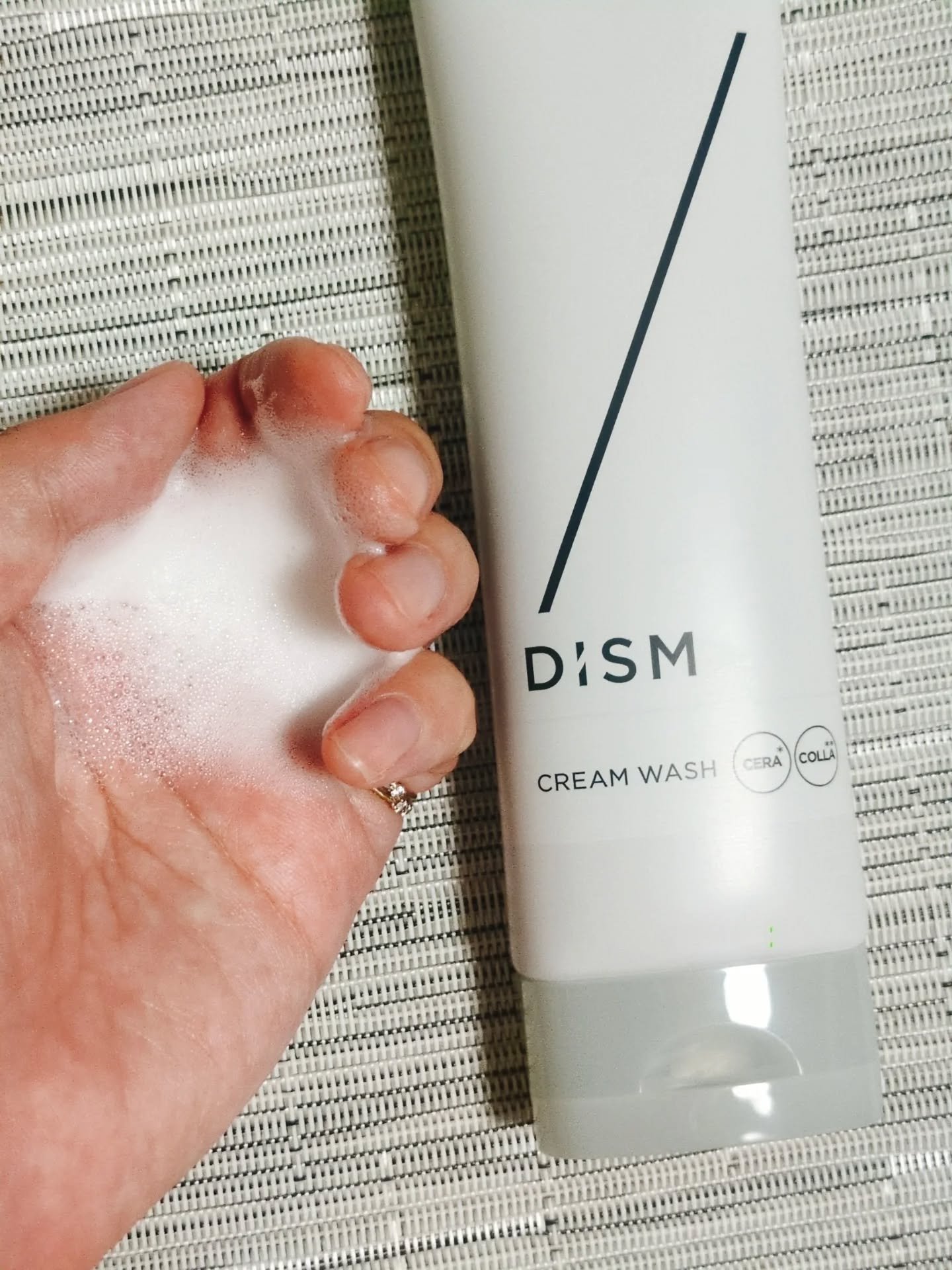 ディズム　クリームウォッシュ/DISM/洗顔フォームを使ったクチコミ（3枚目）