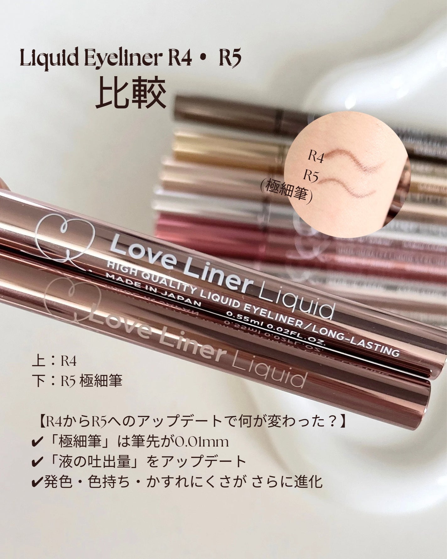 リキッドアイライナーR4/ラブ・ライナー/リキッドアイライナーを使ったクチコミ(6枚目)