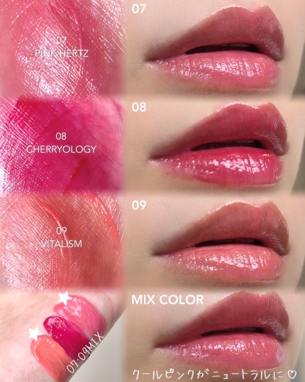 Dewy Syrup Tint/EITHER&/口紅を使ったクチコミ(4枚目)