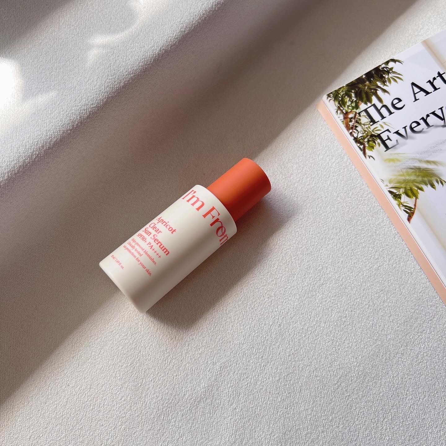 アプリコットクリアサンセラム/I'm from/日焼け止めローションを使ったクチコミ（1枚目）
