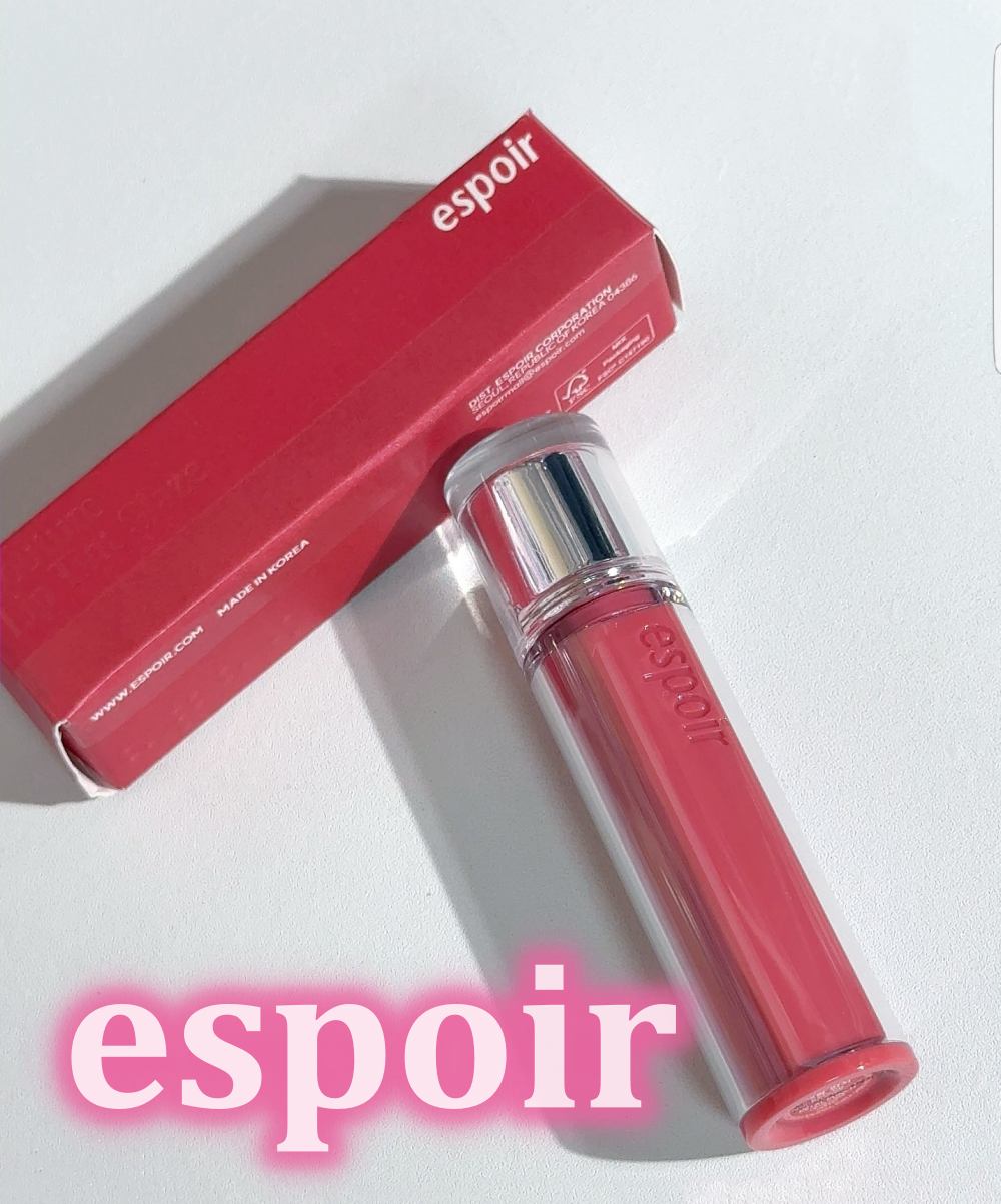 クチュールリップティントグレイズ アップルシャーベット/espoir/リップティントを使ったクチコミ（1枚目）