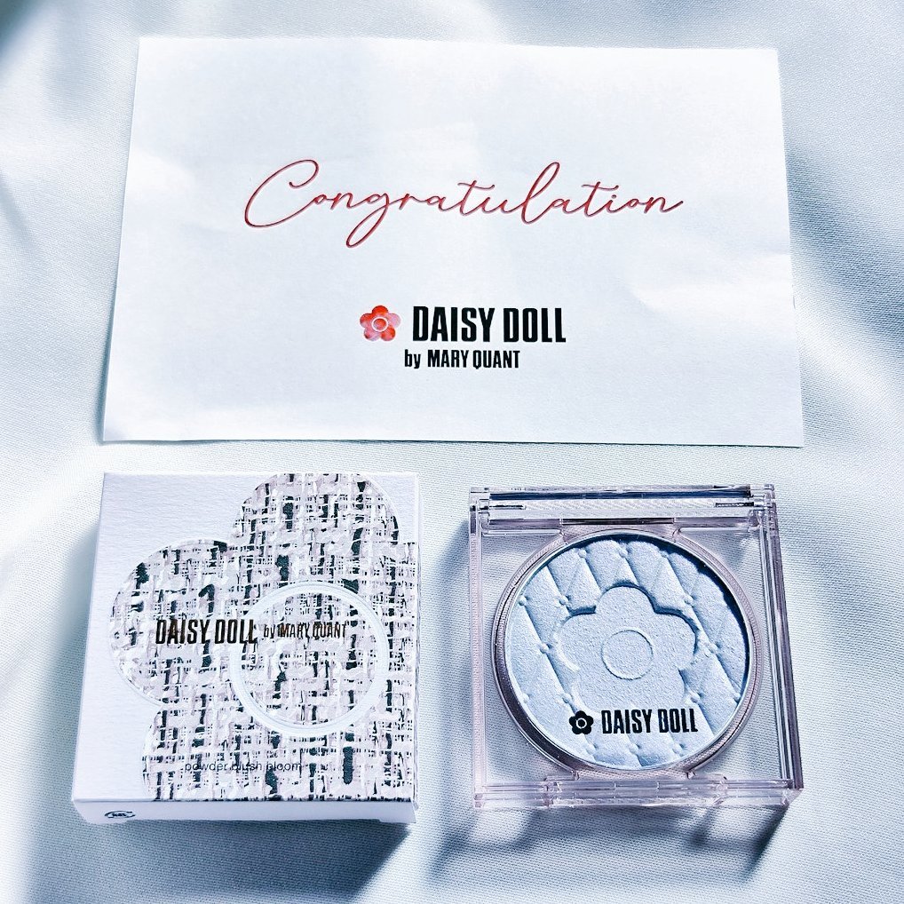 デイジードール パウダー ブラッシュ ブルーム 21 キマグレスノー/DAISY DOLL by MARY QUANT/パウダーチークを使ったクチコミ（1枚目）