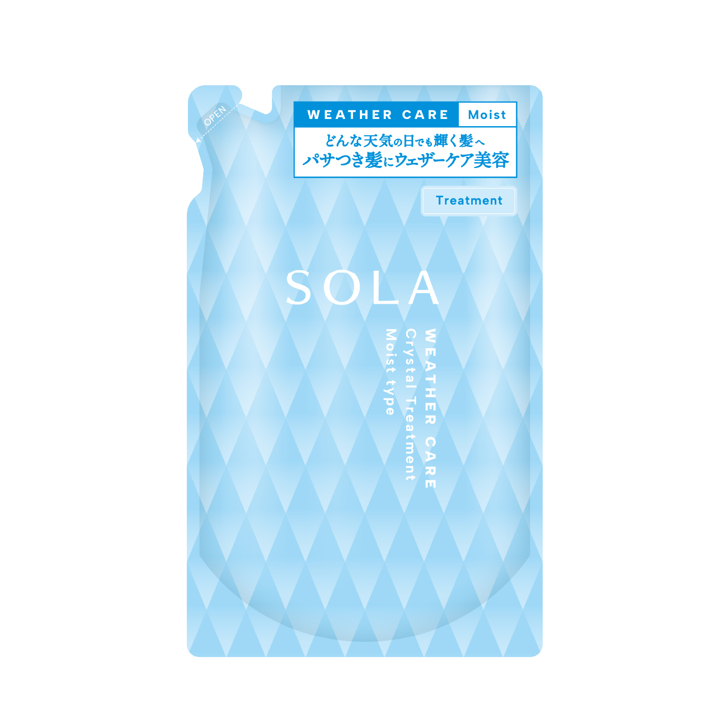 ソラ ウェザーケア クリスタル シャンプー/ヘアトリートメント モイストタイプ ヘアトリートメント詰め替え320g