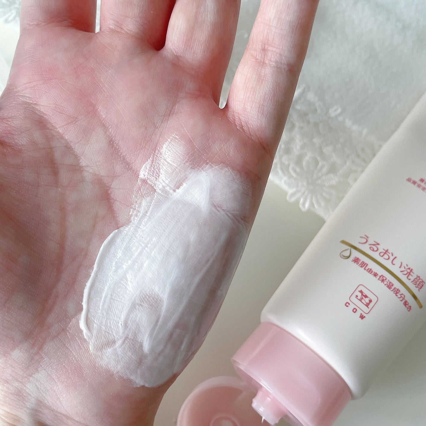 うるおい洗顔/カウブランド無添加/洗顔フォームを使ったクチコミ(3枚目)