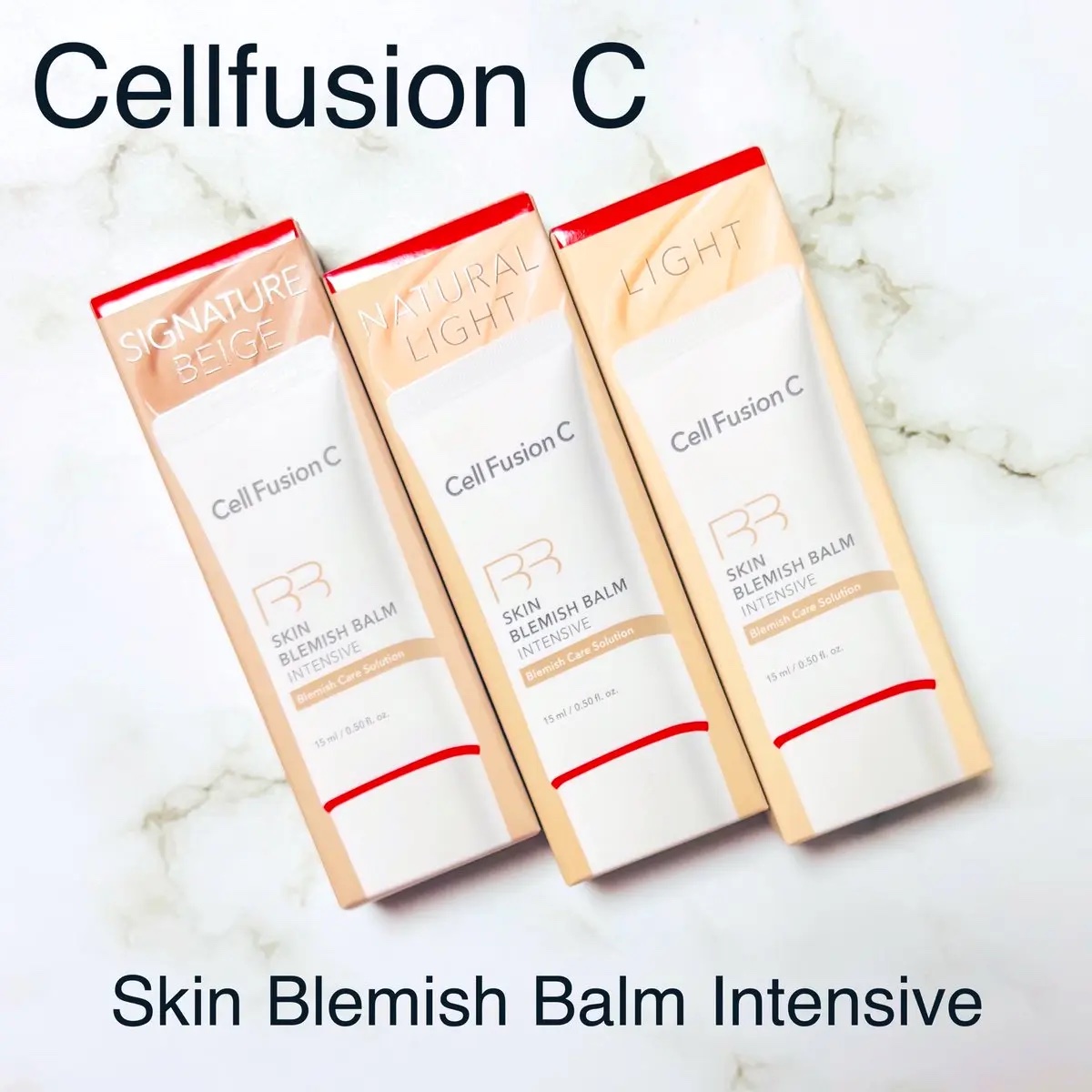 スキンブレミッシュバームインテンシブ/Cell Fusion C(セルフュージョンシー)/BBクリームを使ったクチコミ（1枚目）