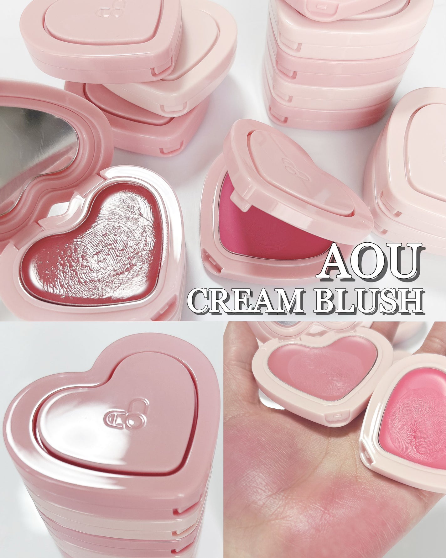 GLOWY CREAM BLUSH/AOU/ジェル・クリームチークを使ったクチコミ(1枚目)